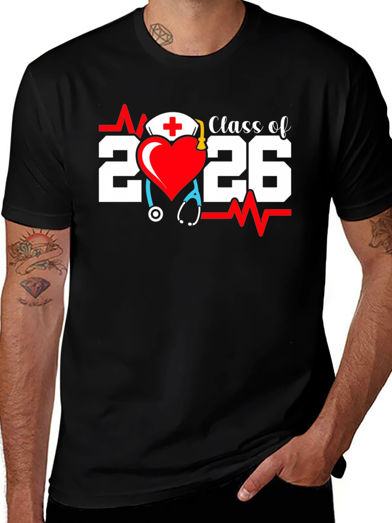 Variant 20 of Nurse Class of 2026 Graduation T-Shirt