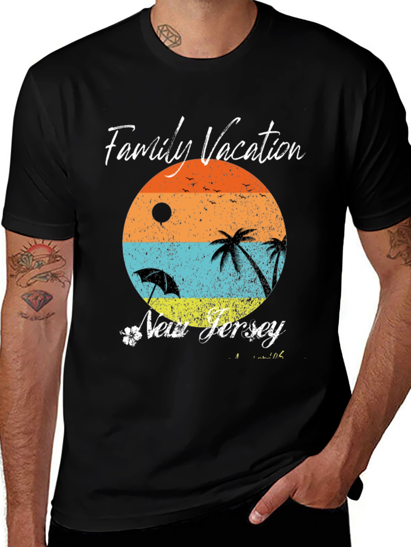 Variant 14 of Family Vacation New Jersey Graphic Tee