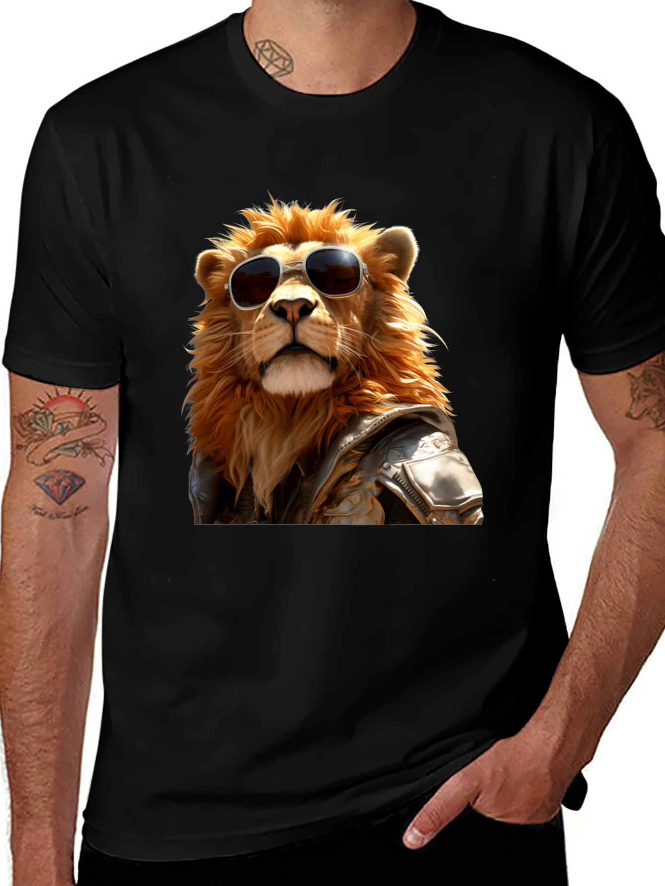 Variant 24 of Cool Lion Graphic T-Shirt