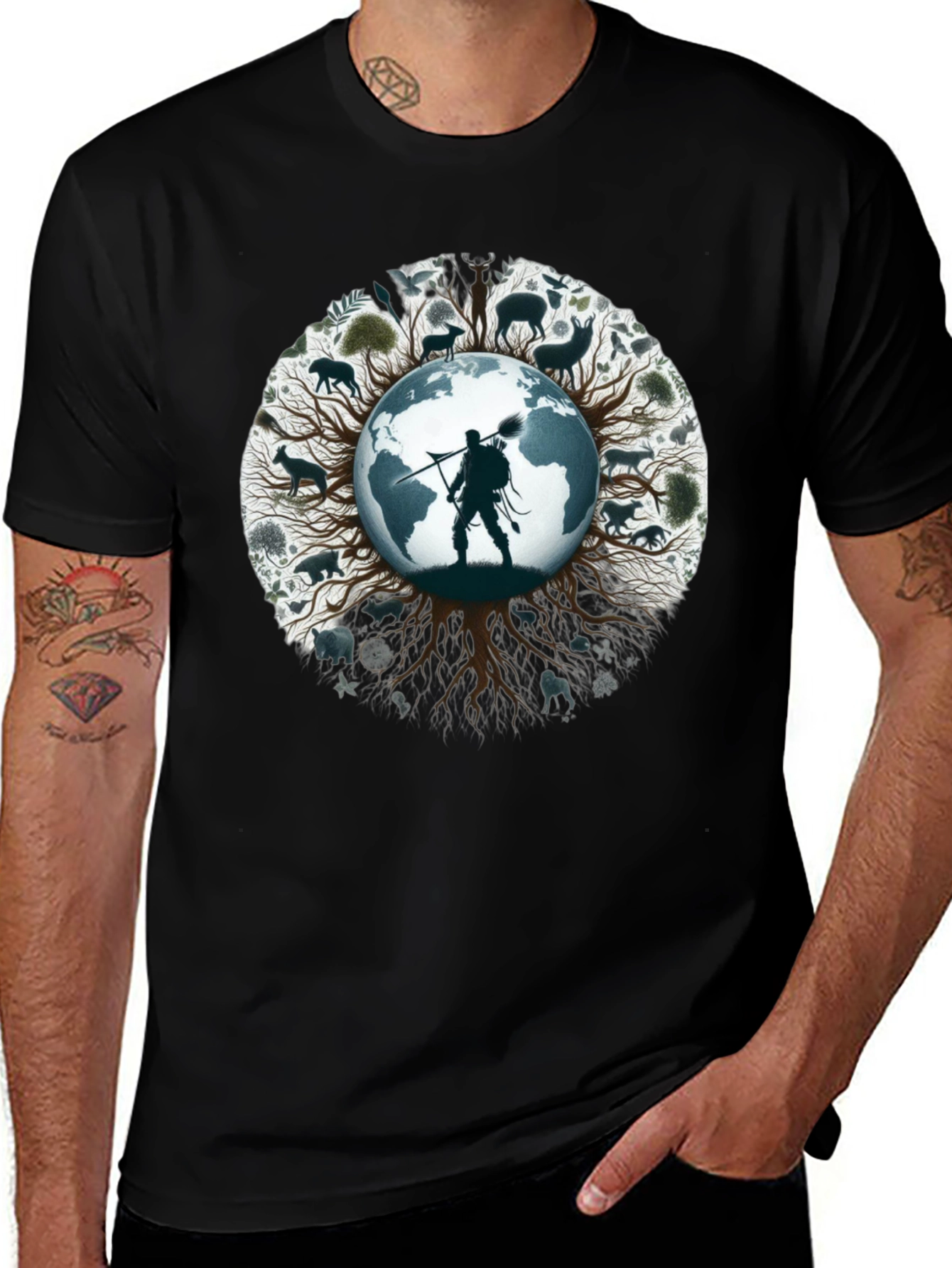 Variant 8 of Nature's Protector Graphic Tee