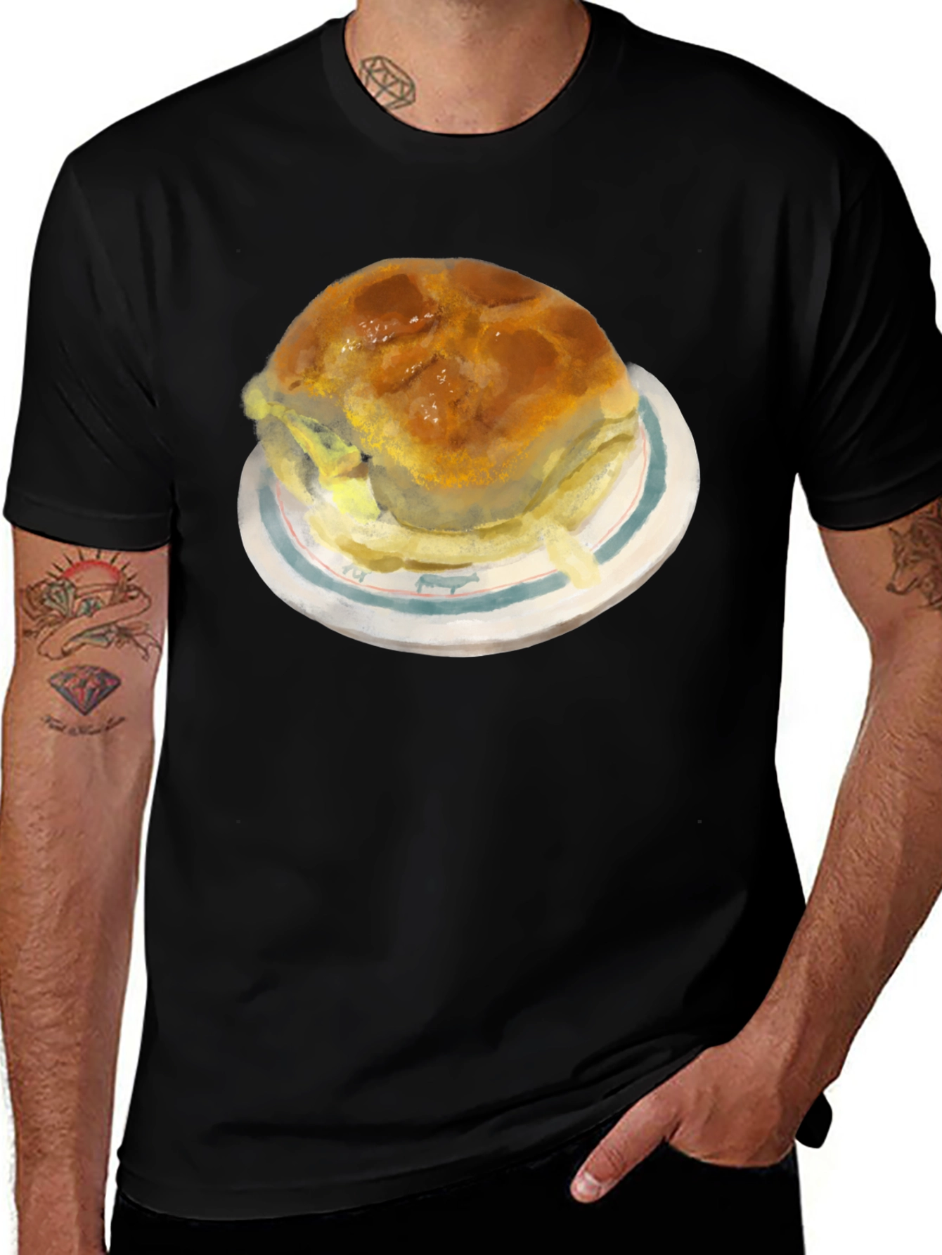 Variant 18 of Humorous Burger Graphic Tee