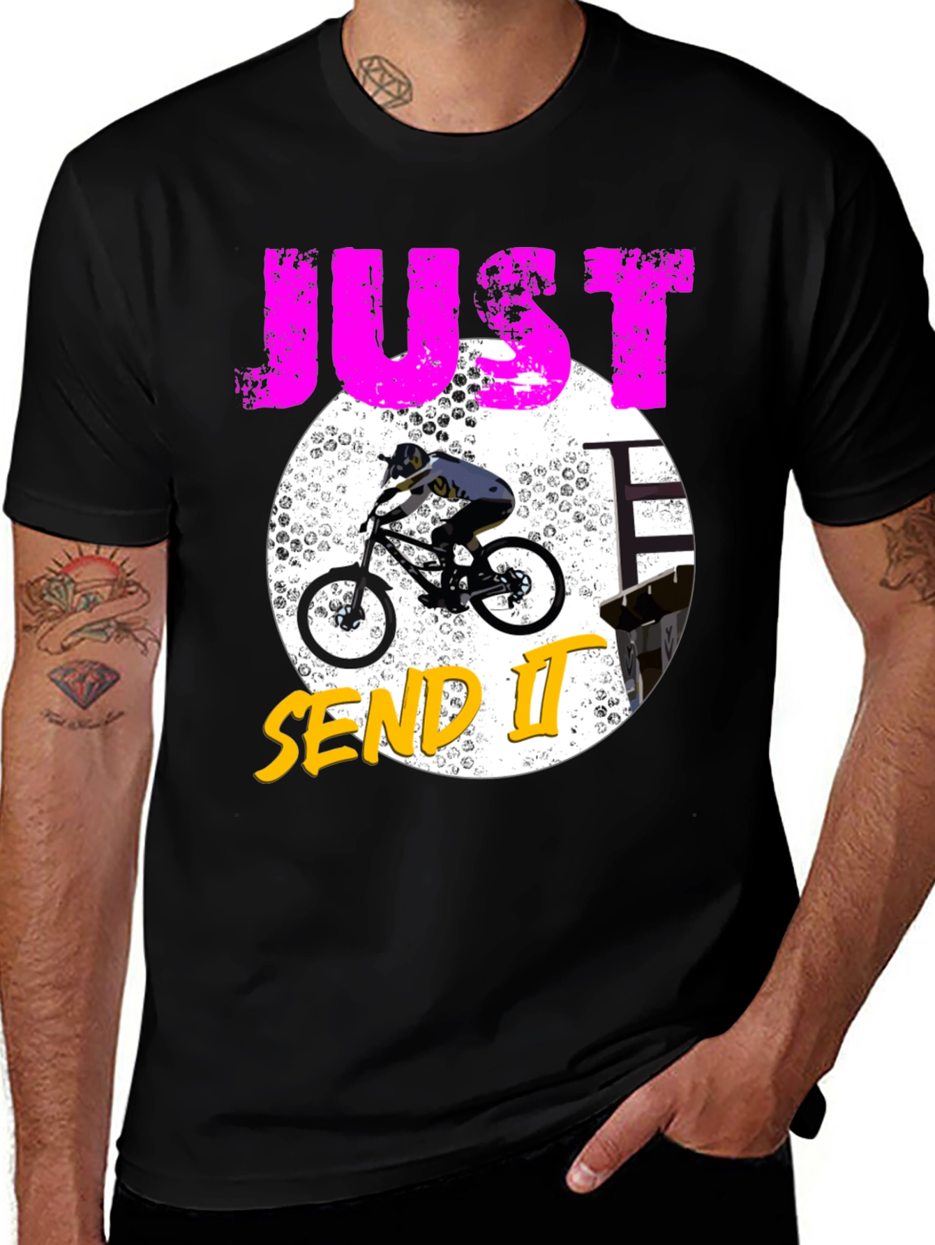 Just Send It Mountain Biking T-Shirt