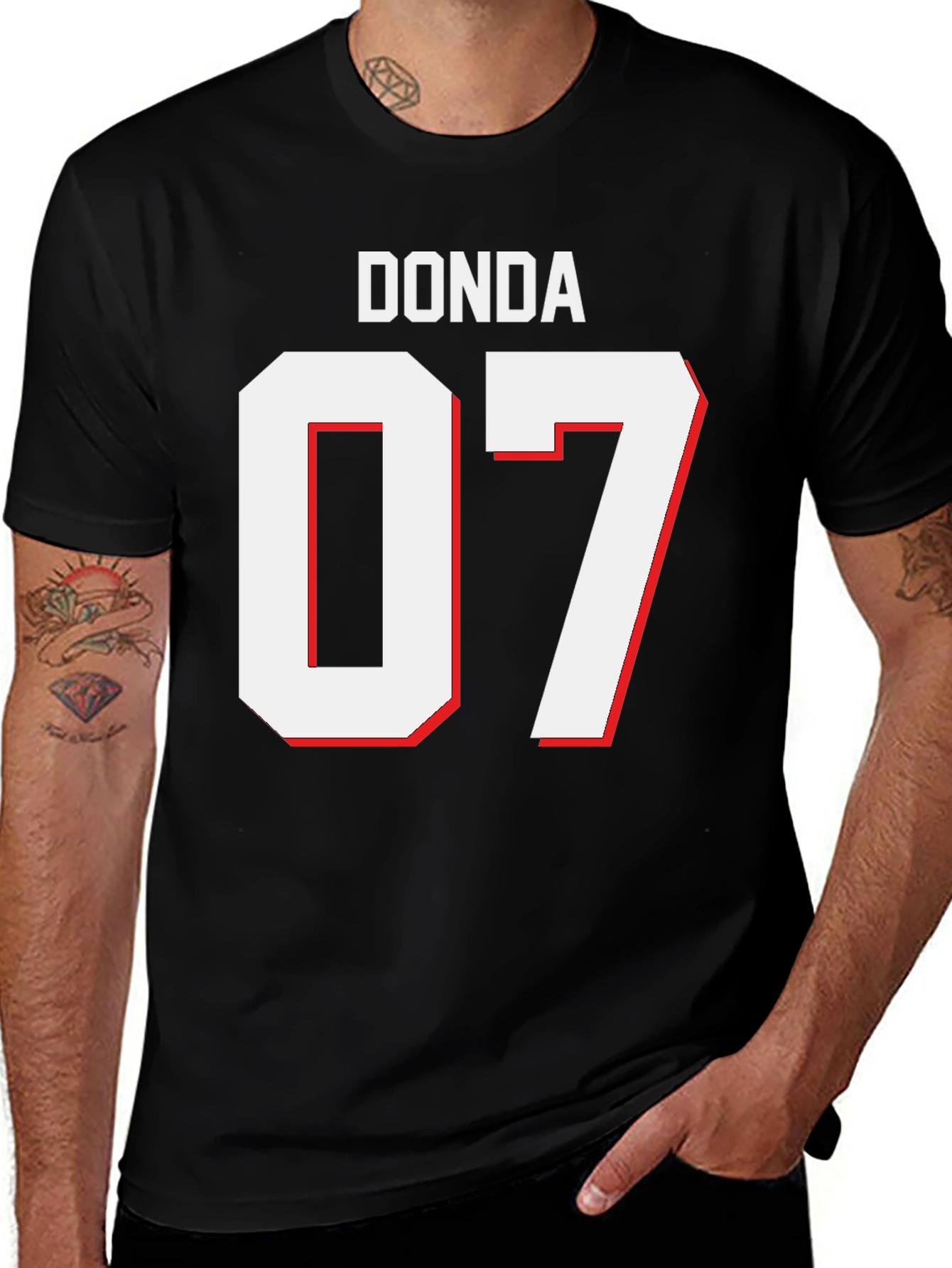 Variant 18 of DONDA 07 Graphic T-Shirt - Black