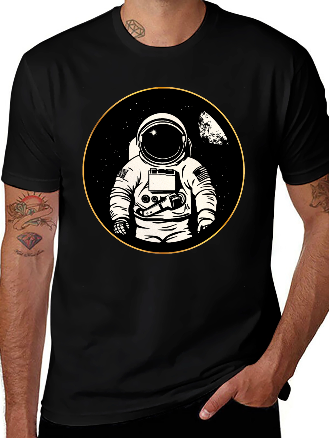 Variant 28 of Astronaut Graphic Tee - Space Explorer T-Shirt