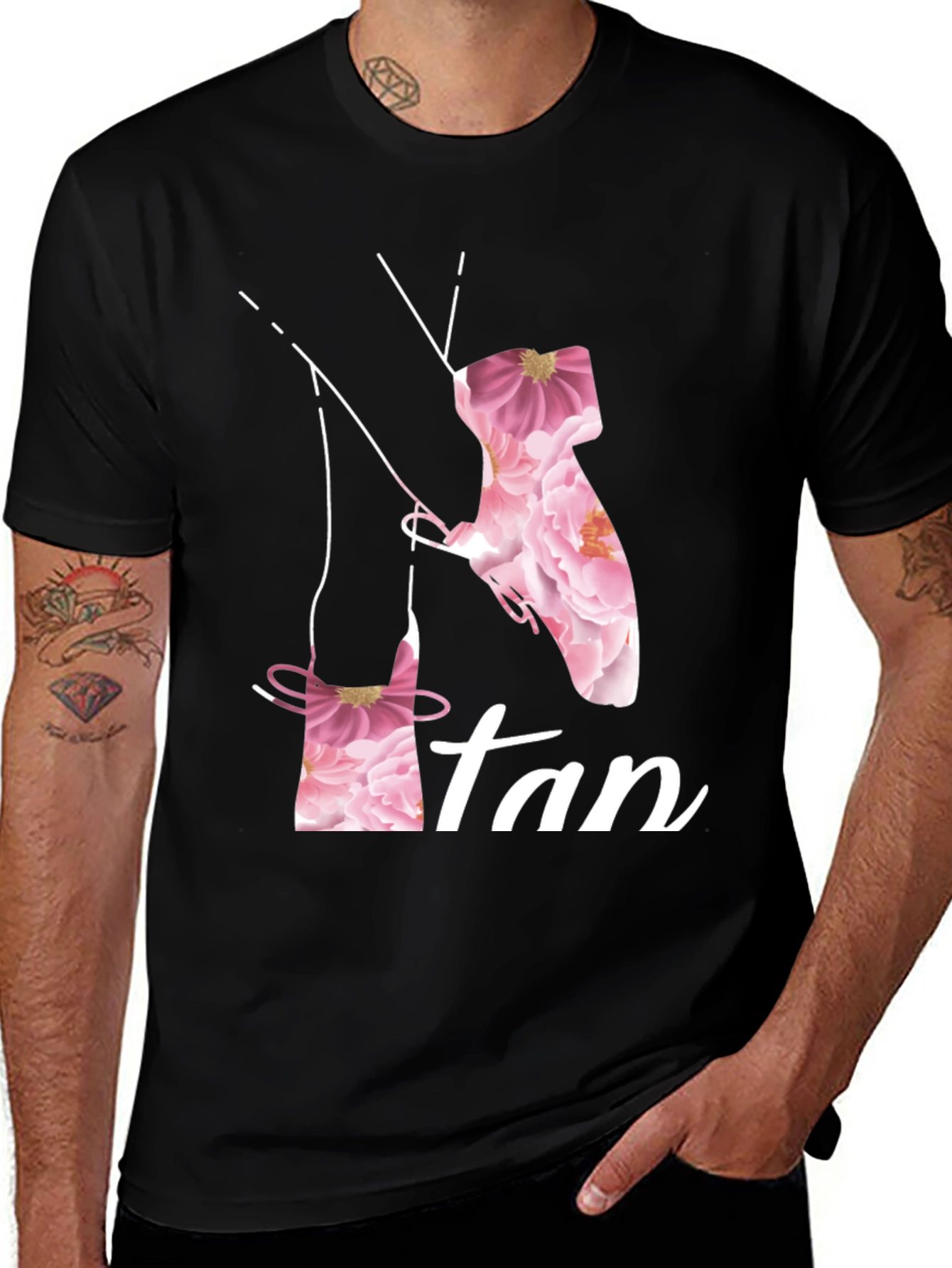 Variant 27 of Floral Ballet T-Shirt: Dance in Style!