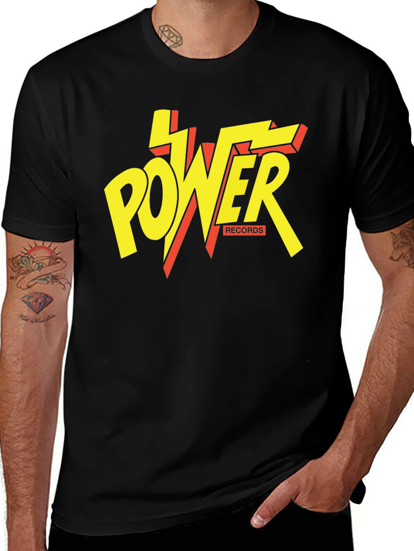 Variant 10 of Power Records Black Graphic T-Shirt