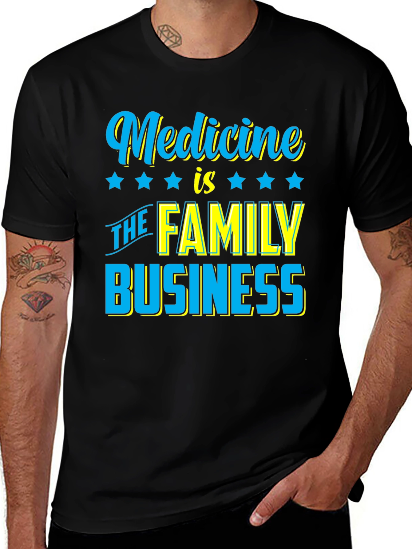 Variant 25 of Medicine is The Family Business T-Shirt