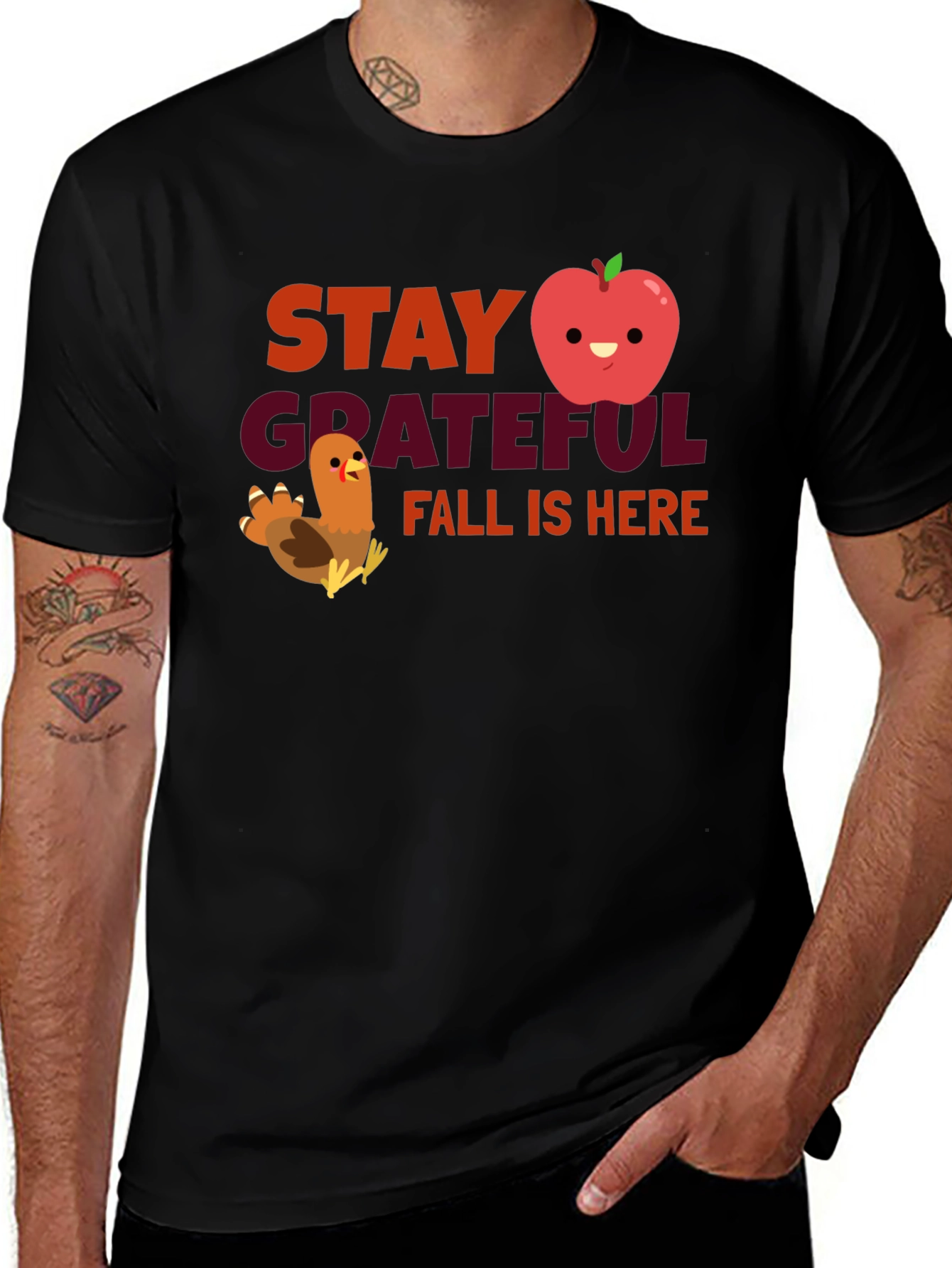 Stay Grateful Fall Is Here T-Shirt