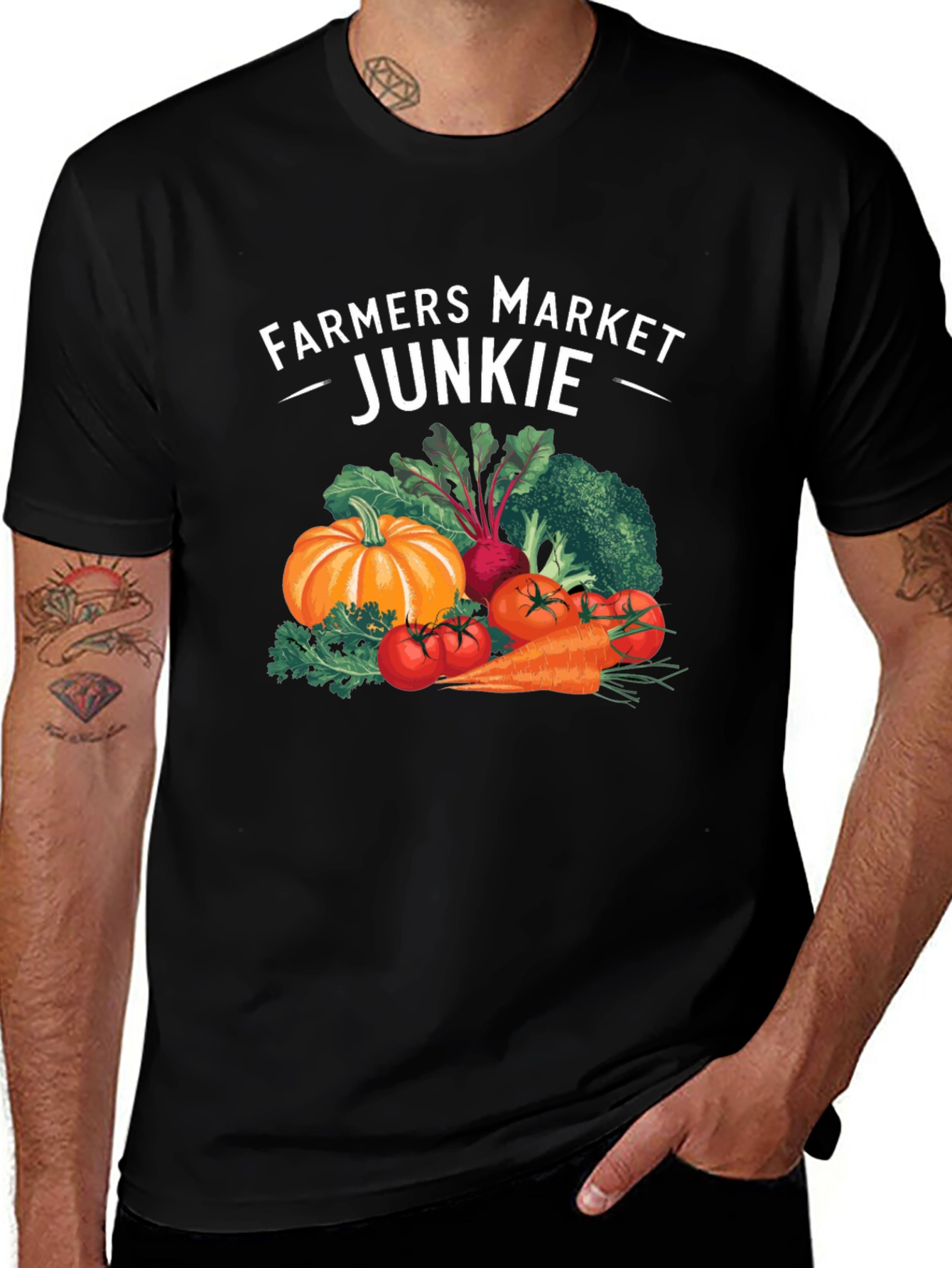 Farmers Market Junkie Graphic T-Shirt