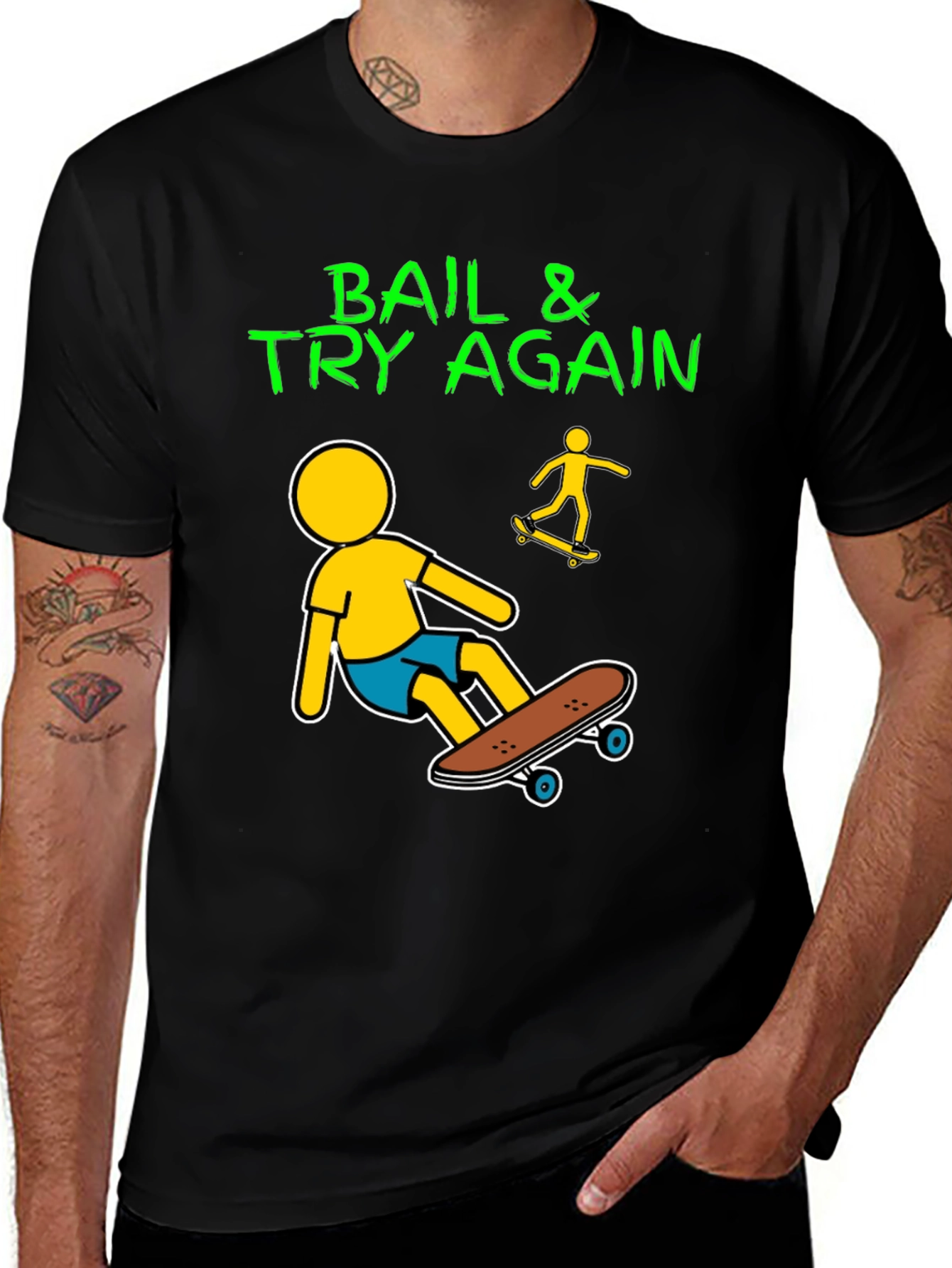 Variant 10 of Bail & Try Again Graphic Tee