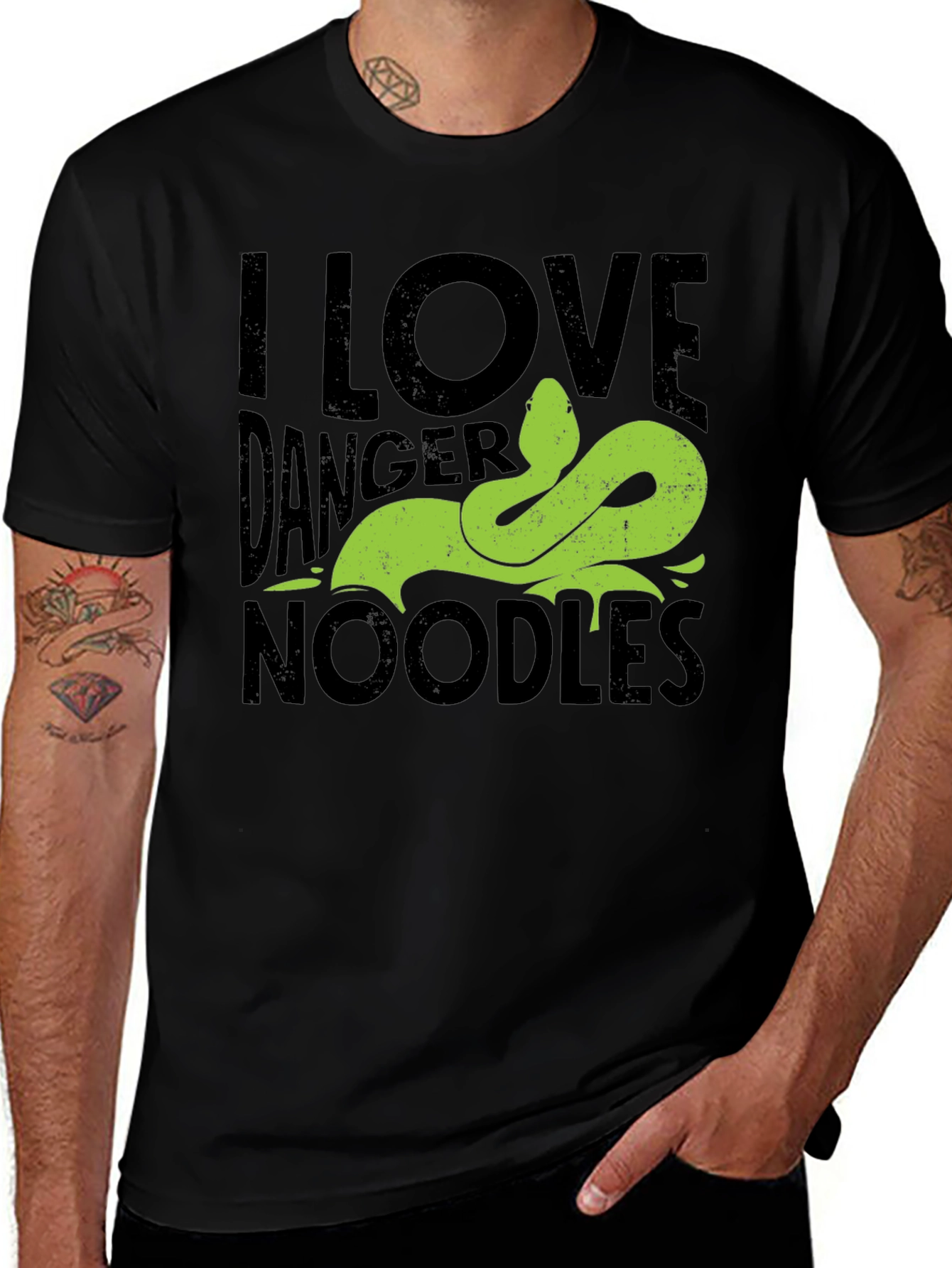 Variant 16 of Danger Noodles T-Shirt - Snake Lover Tee