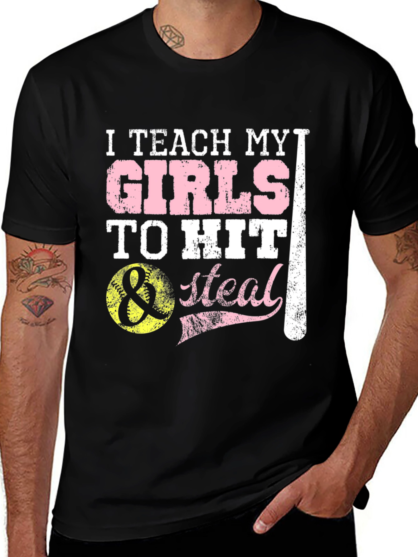 I Teach My Girls To Hit T-Shirt