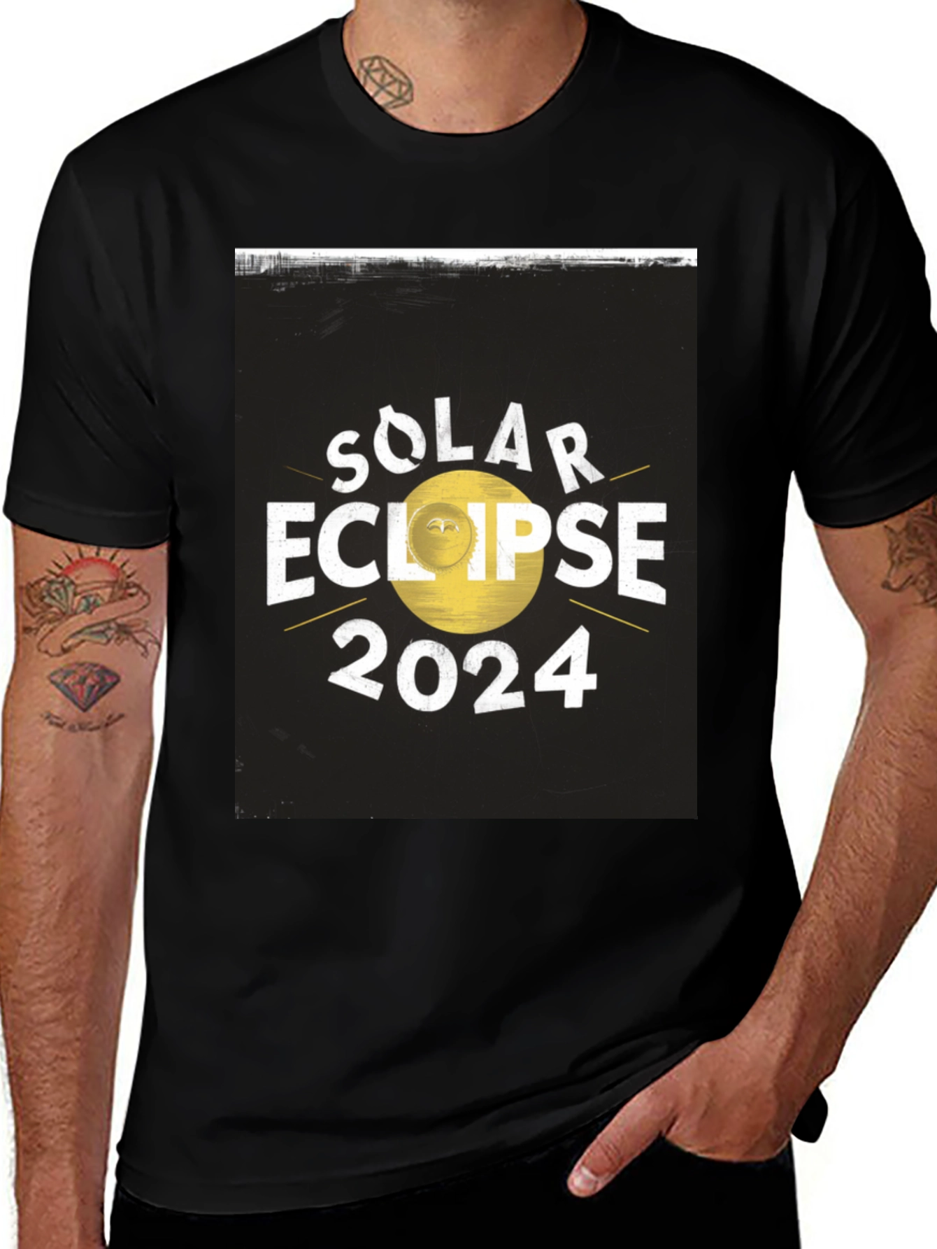 Variant 7 of Solar Eclipse 2024 T-Shirt - Limited Edition Design