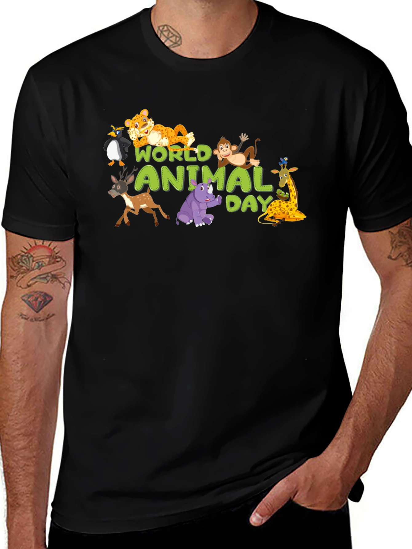 Variant 16 of World Animal Day T-Shirt
