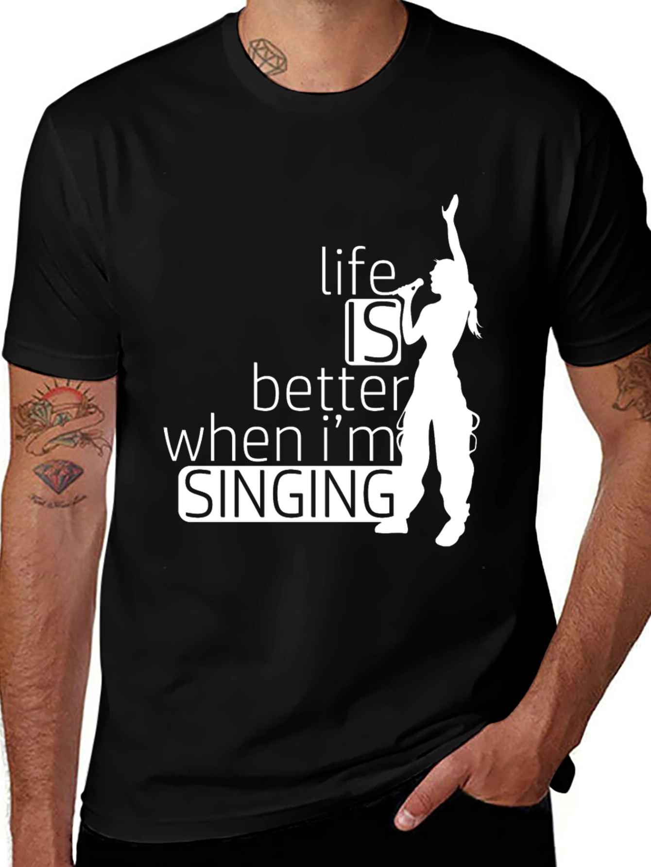 Variant 14 of Life Is Better When I'm Singing T-Shirt