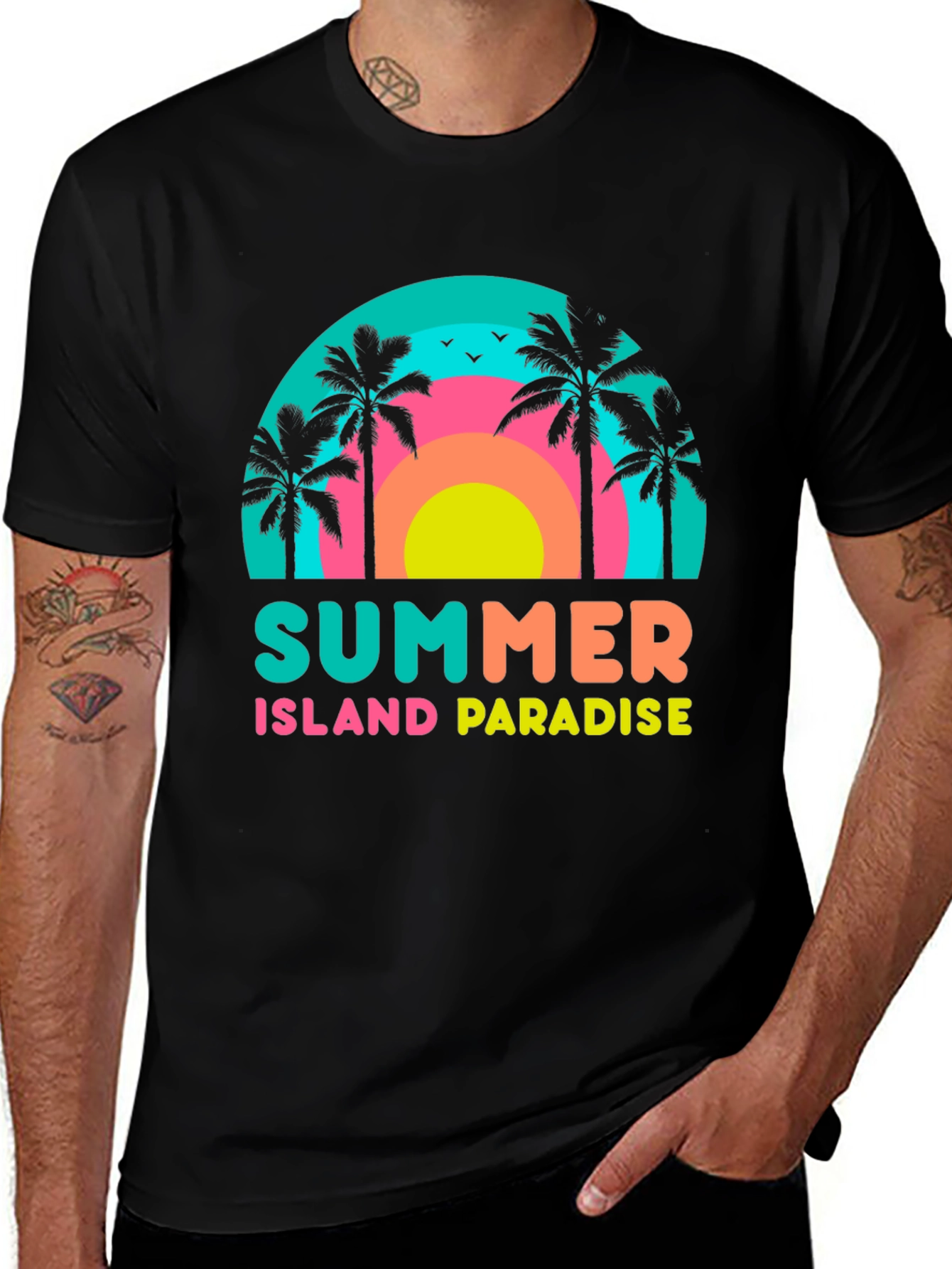 Variant 11 of Summer Island Paradise Graphic T-Shirt