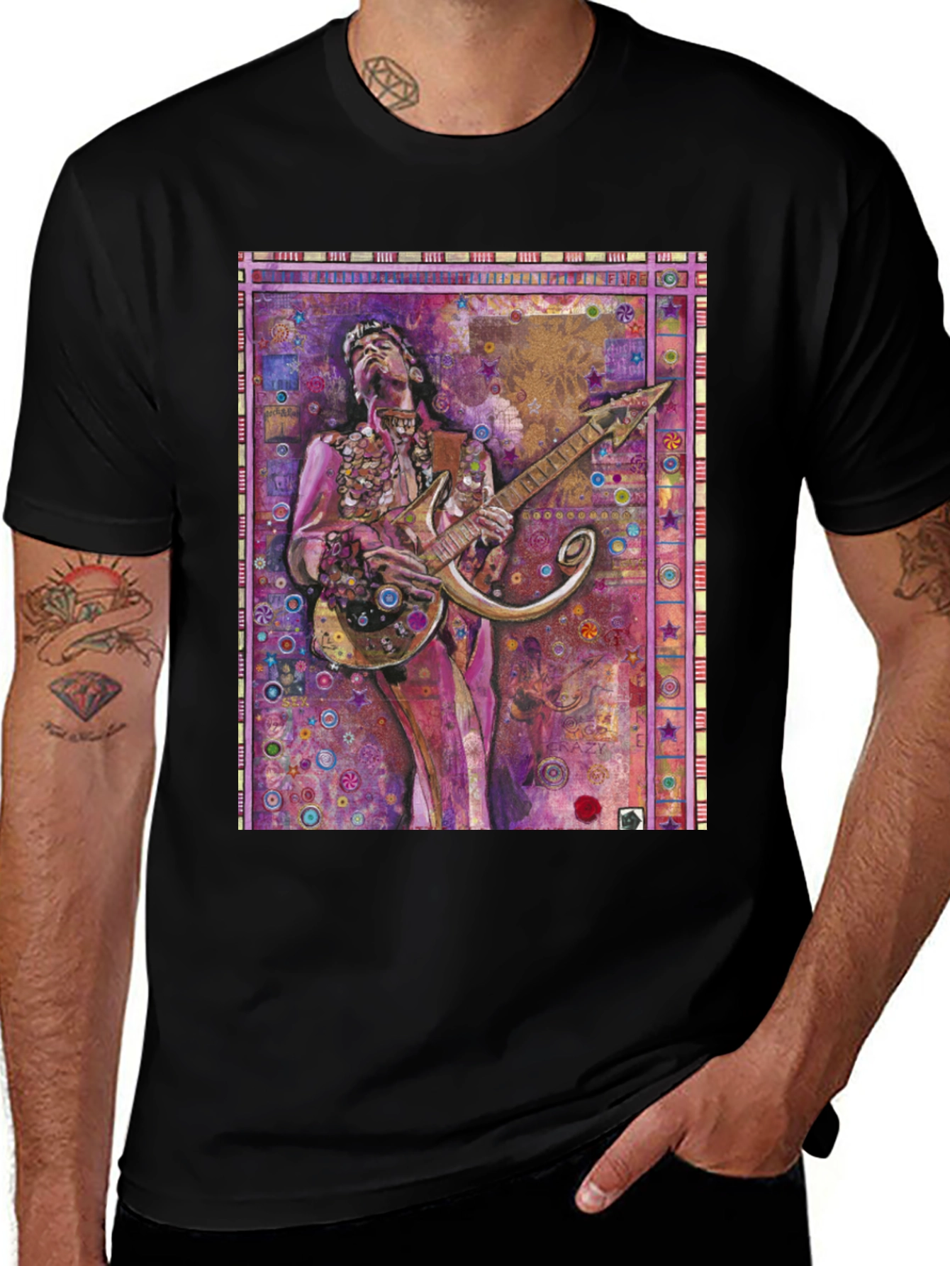 Prince Guitar Graphic T-Shirt
