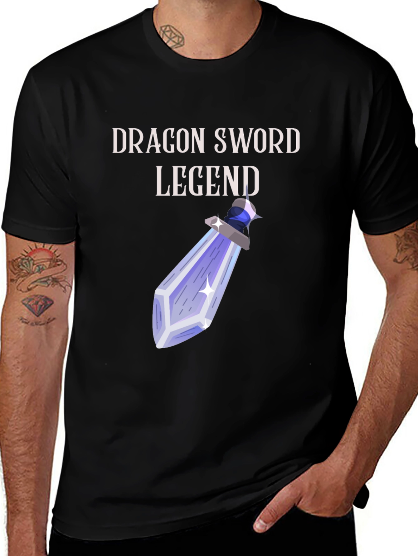 Variant 7 of Dragon Sword Legend Graphic T-Shirt