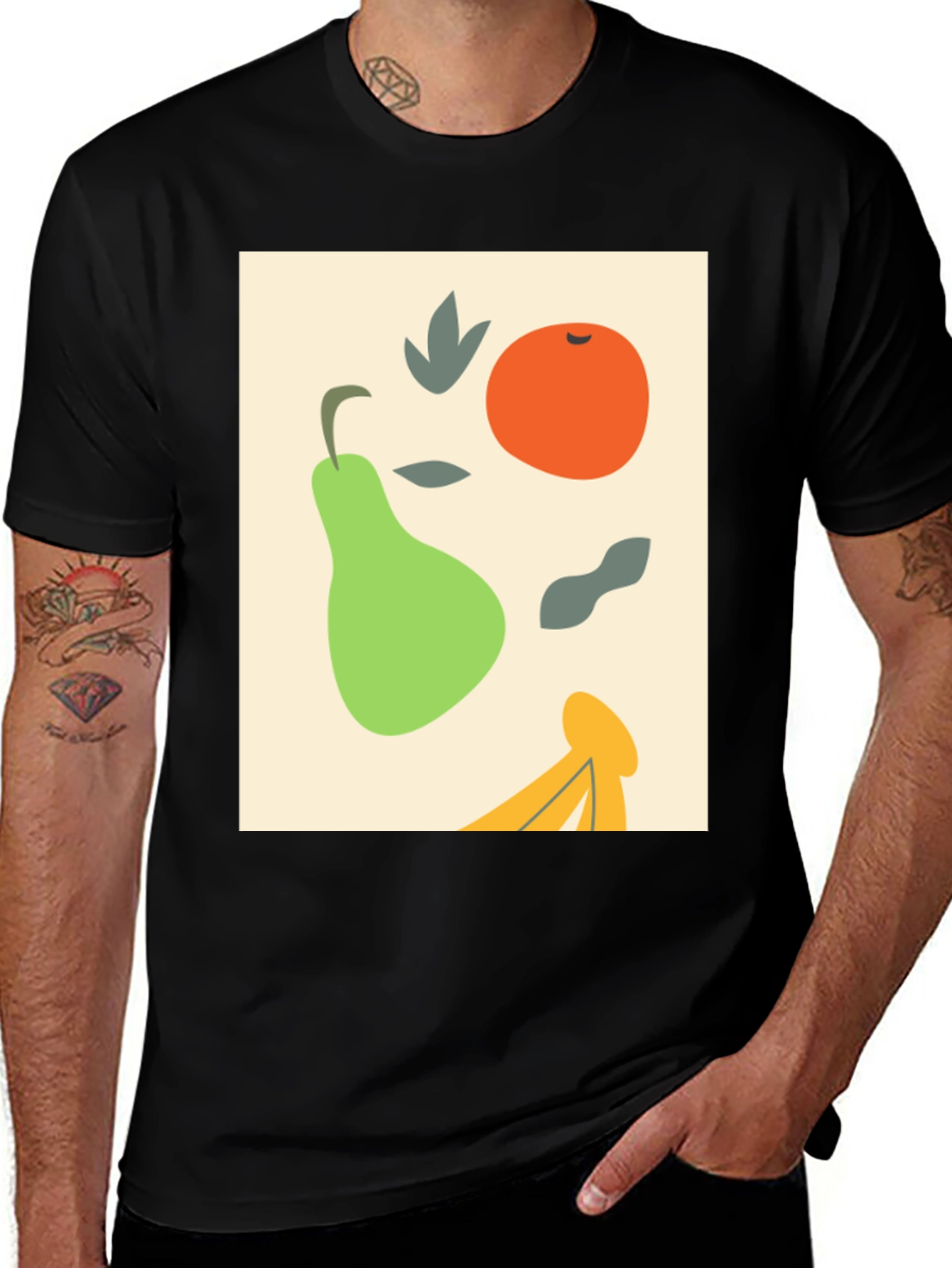Variant 11 of Abstract Fruit Graphic Tee