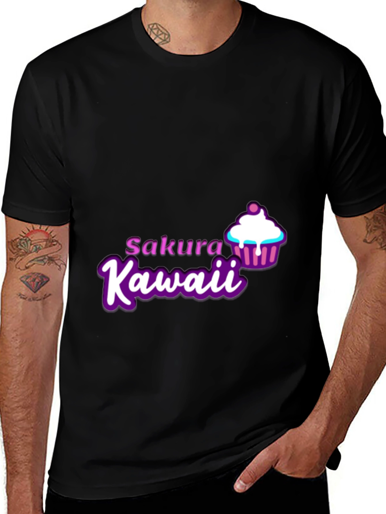Sakura Kawaii T-Shirt - Unique Graphic Tee