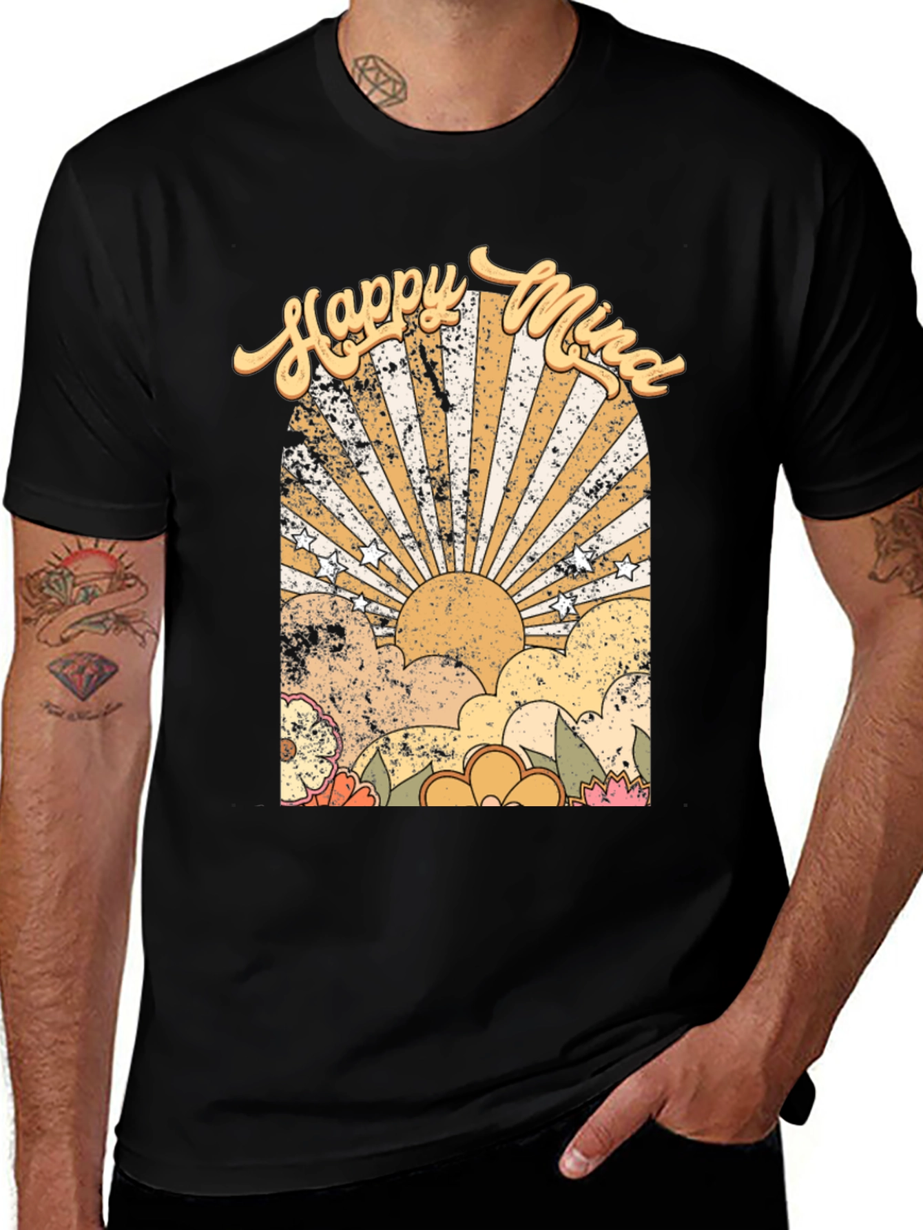 Variant 29 of Happy Mind Graphic Tee