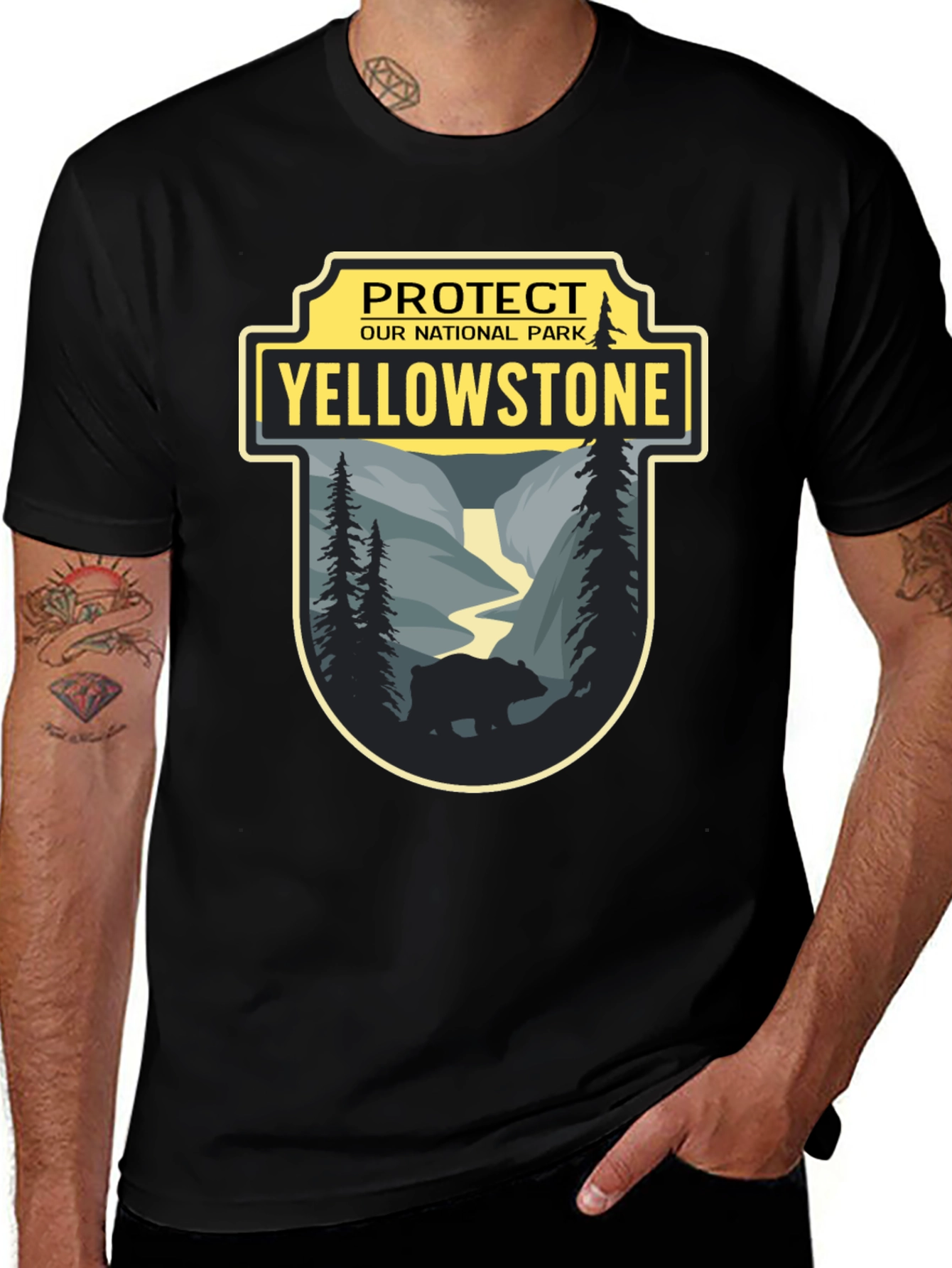 Yellowstone National Park Graphic Tee