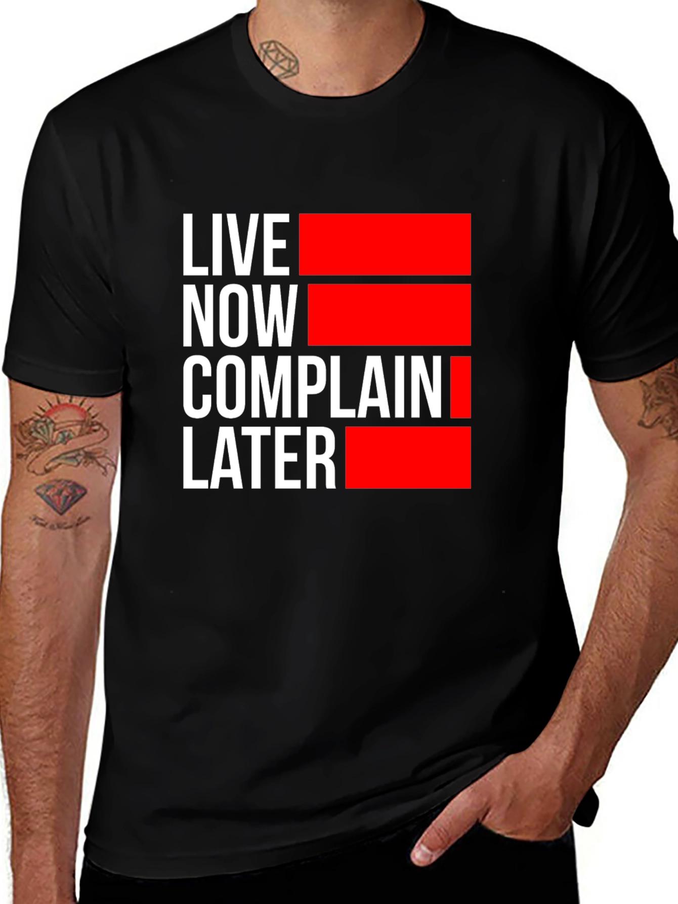 Variant 11 of Live Now Complain Later Graphic T-Shirt