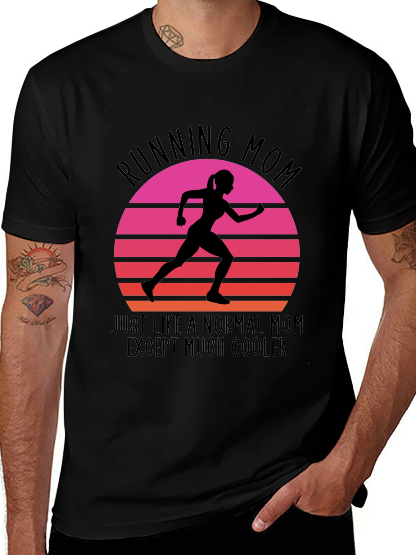 Running Mom T-Shirt - Cool Mom Edition