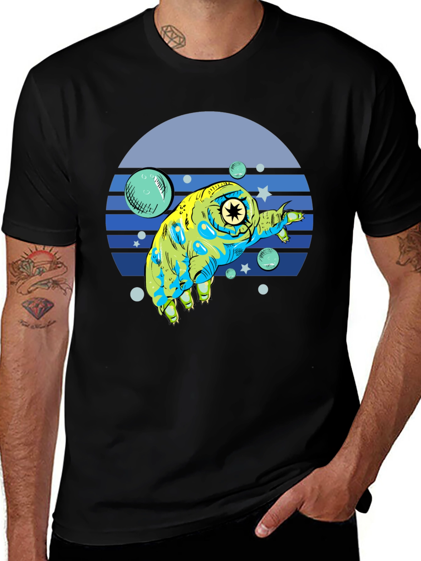 Tardigrade Space Tee - Water Bear Shirt