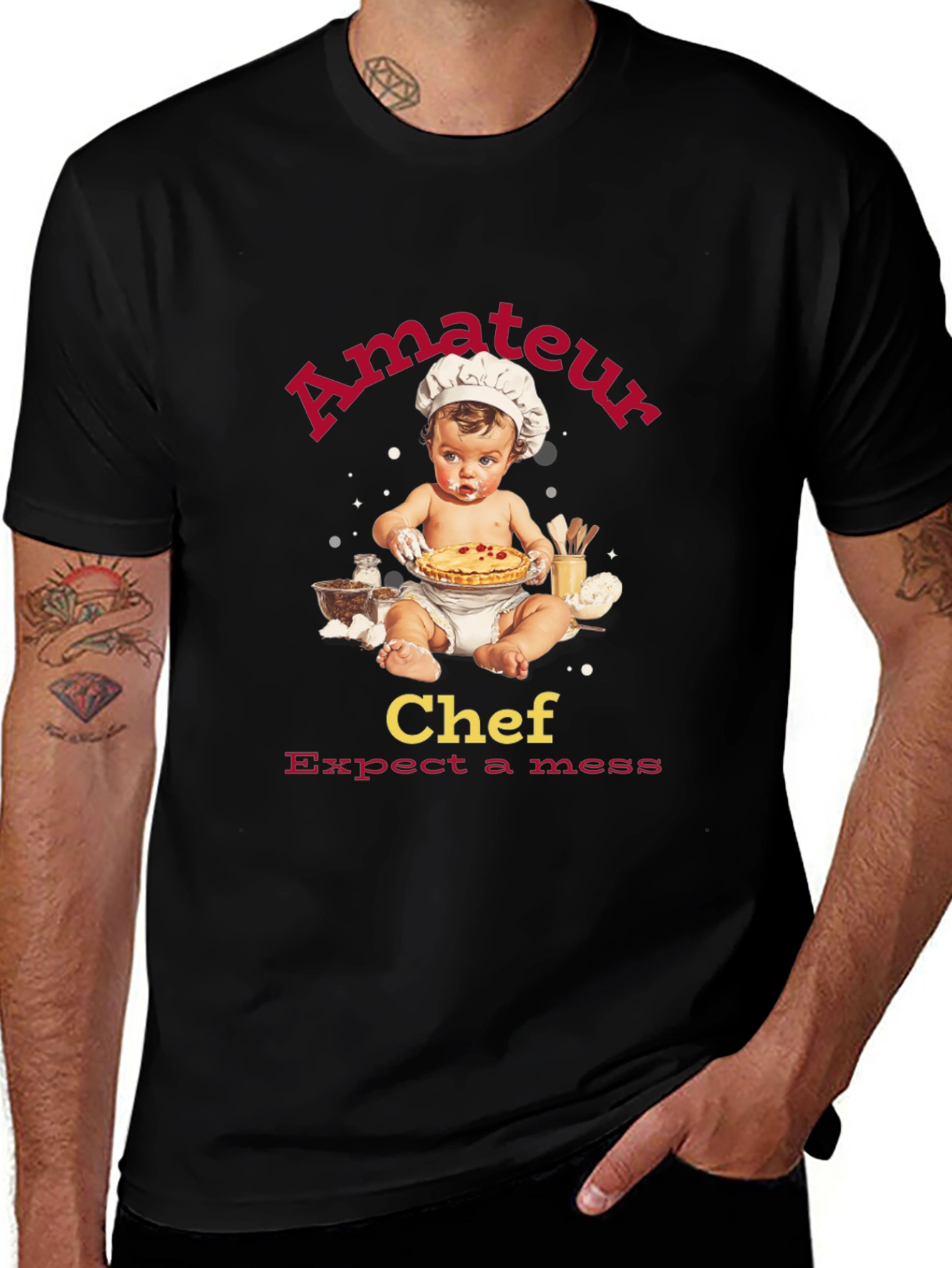 Variant 13 of Amateur Chef T-Shirt - Expect a Mess