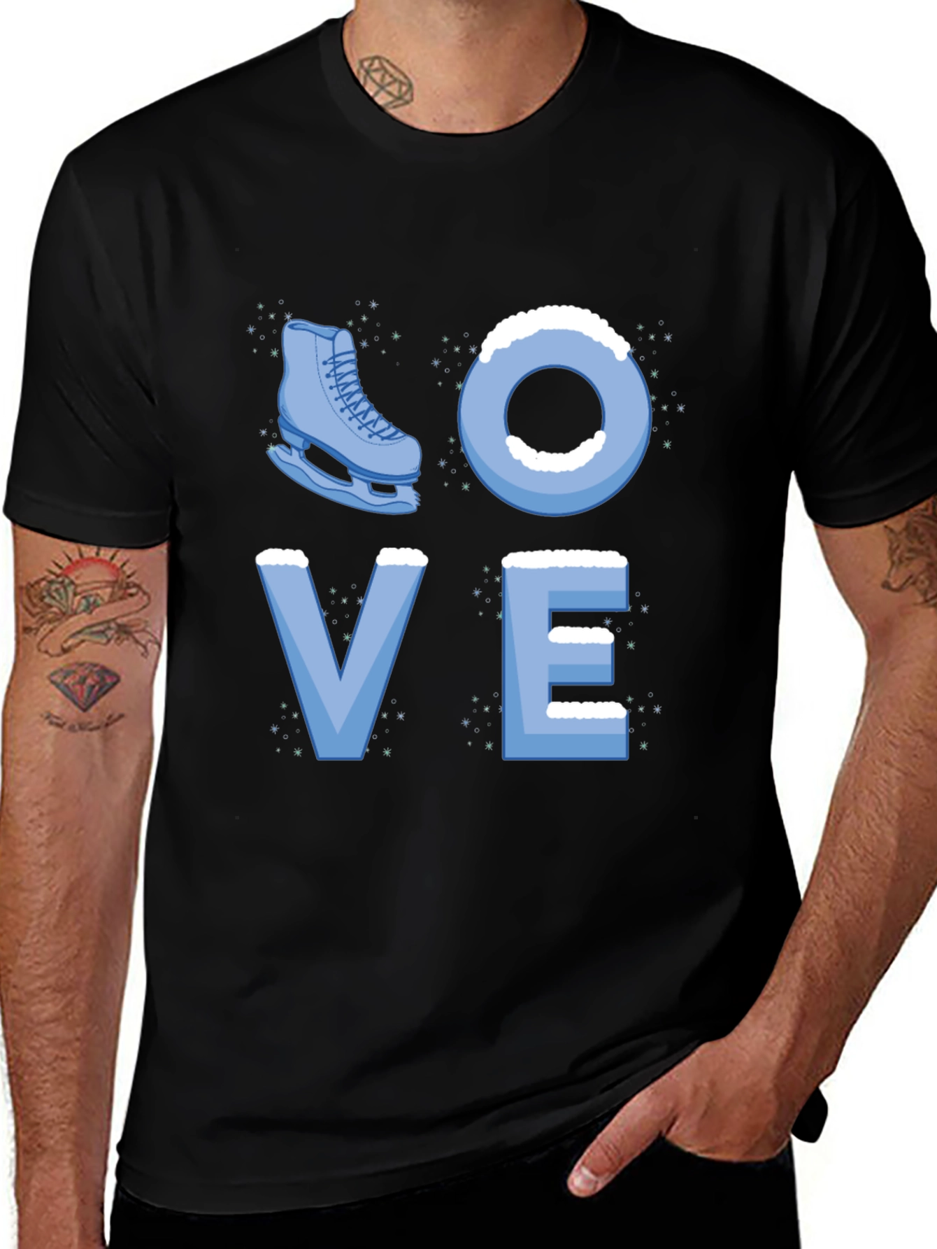 I Love Ice Skating T-Shirt - Figure Skating Tee