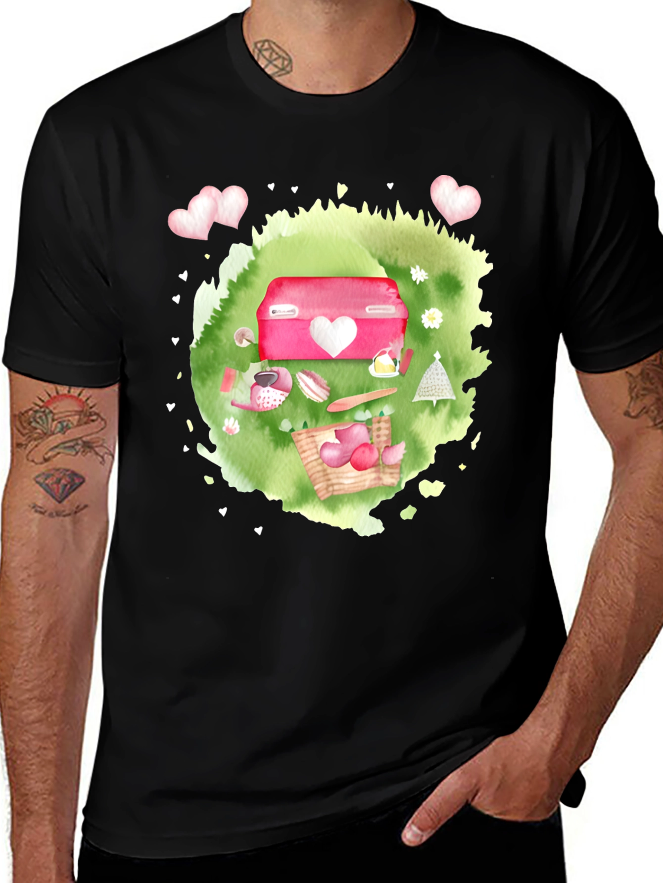 Variant 26 of Valentine's Day Picnic Graphic Tee