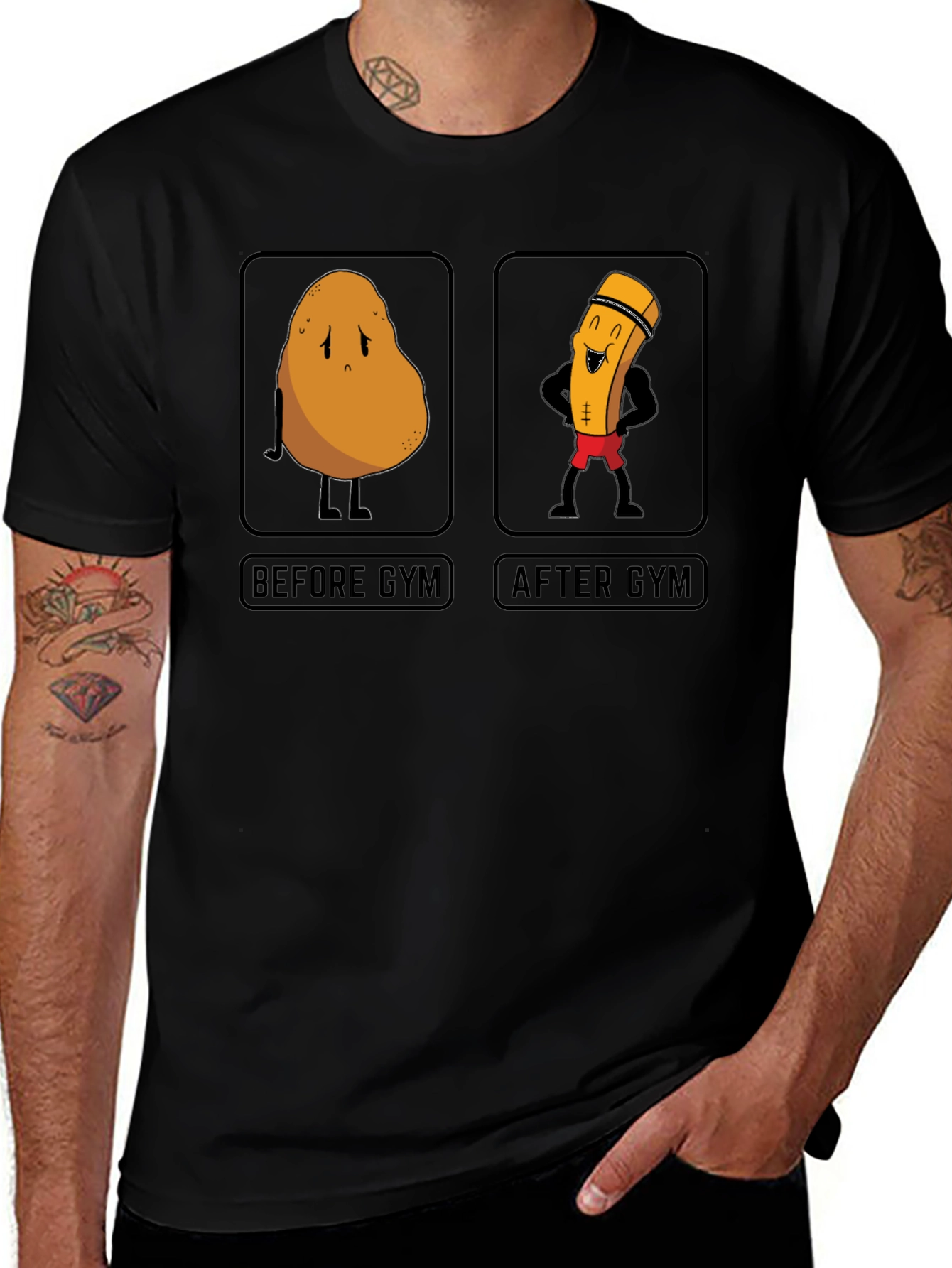 Variant 2 of Funny Gym Potato T-Shirt