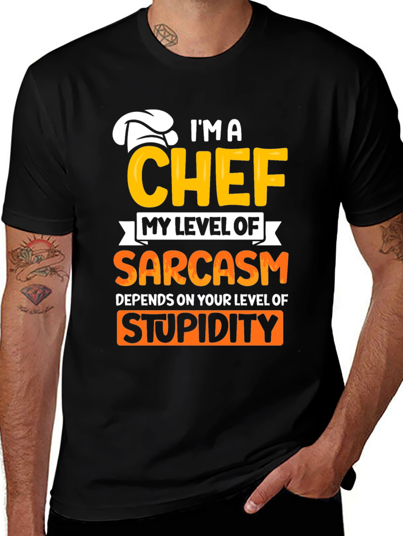 Variant 28 of I'm A Chef Sarcasm T-Shirt