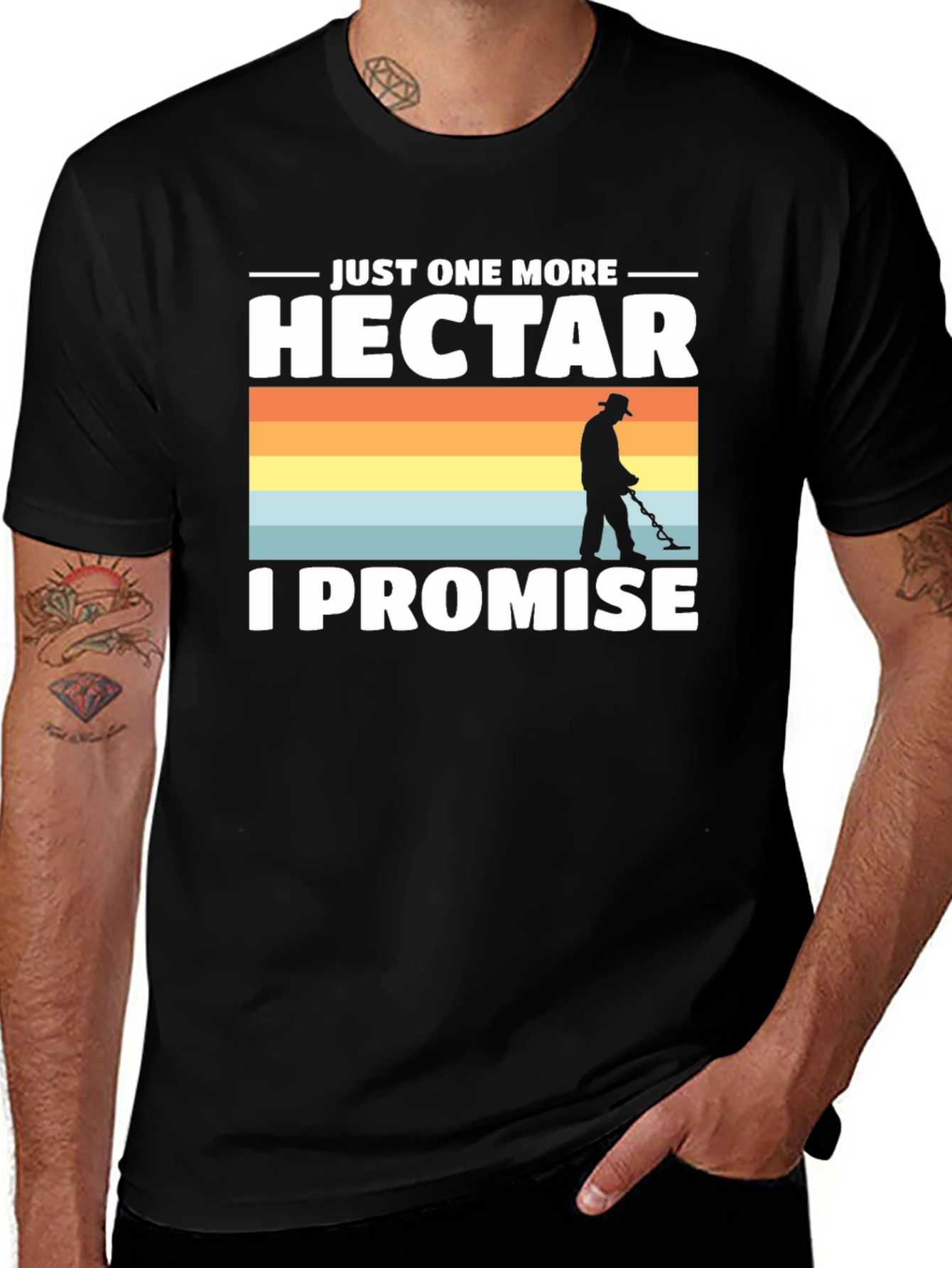 Variant 23 of Just One More Hectar Metal Detecting T-Shirt
