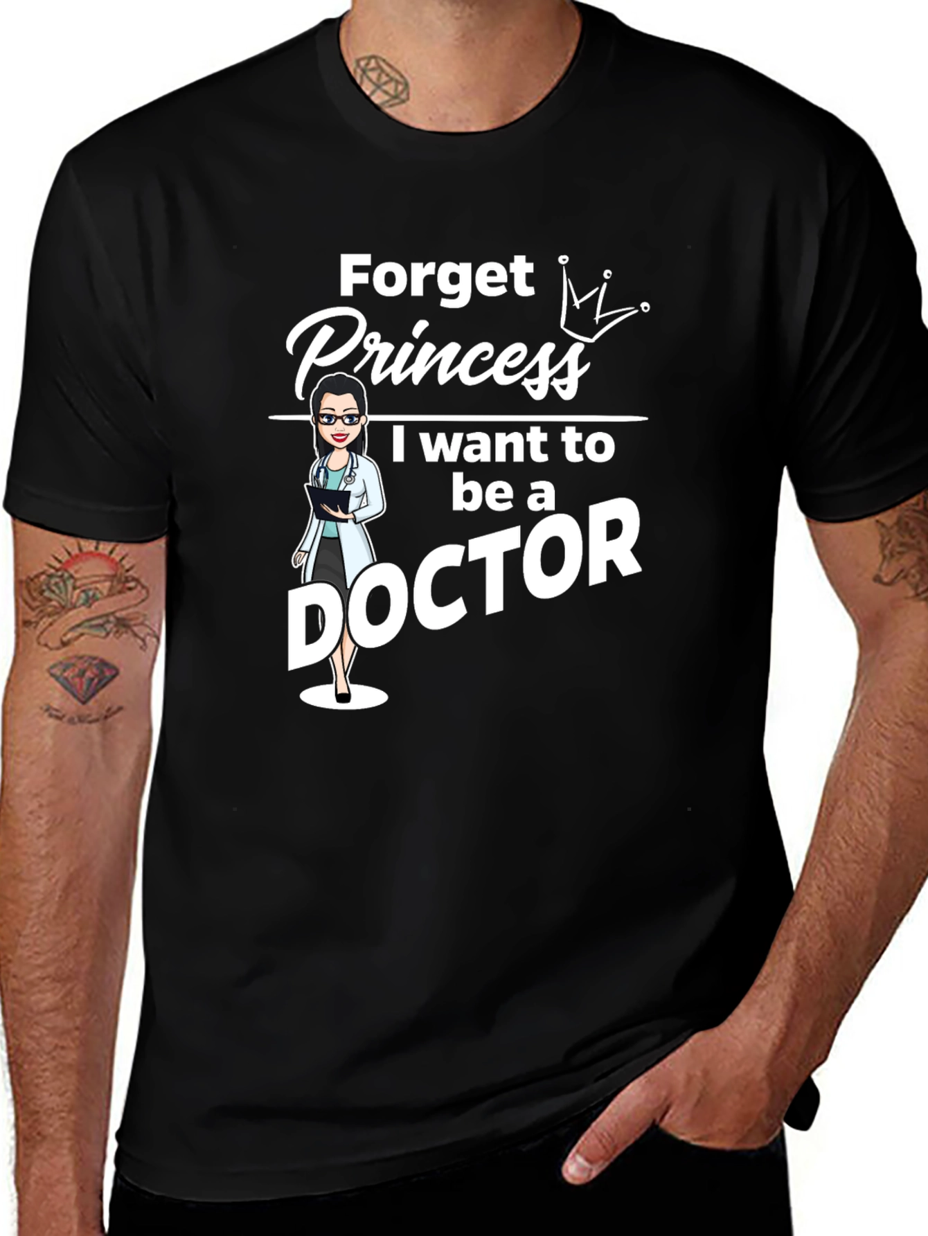 Variant 16 of Forget Princess Doctor T-Shirt