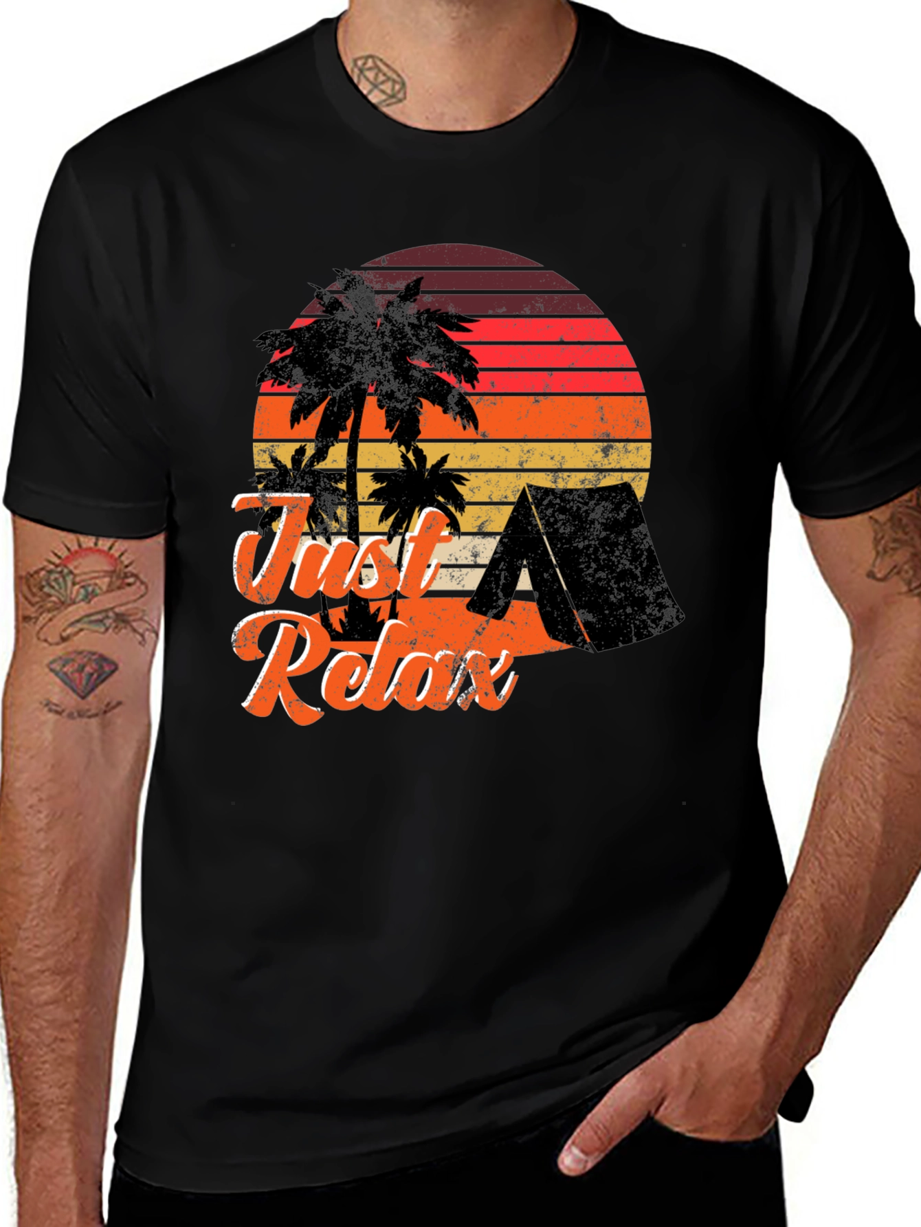 Variant 16 of Just Relax Camping Graphic T-Shirt