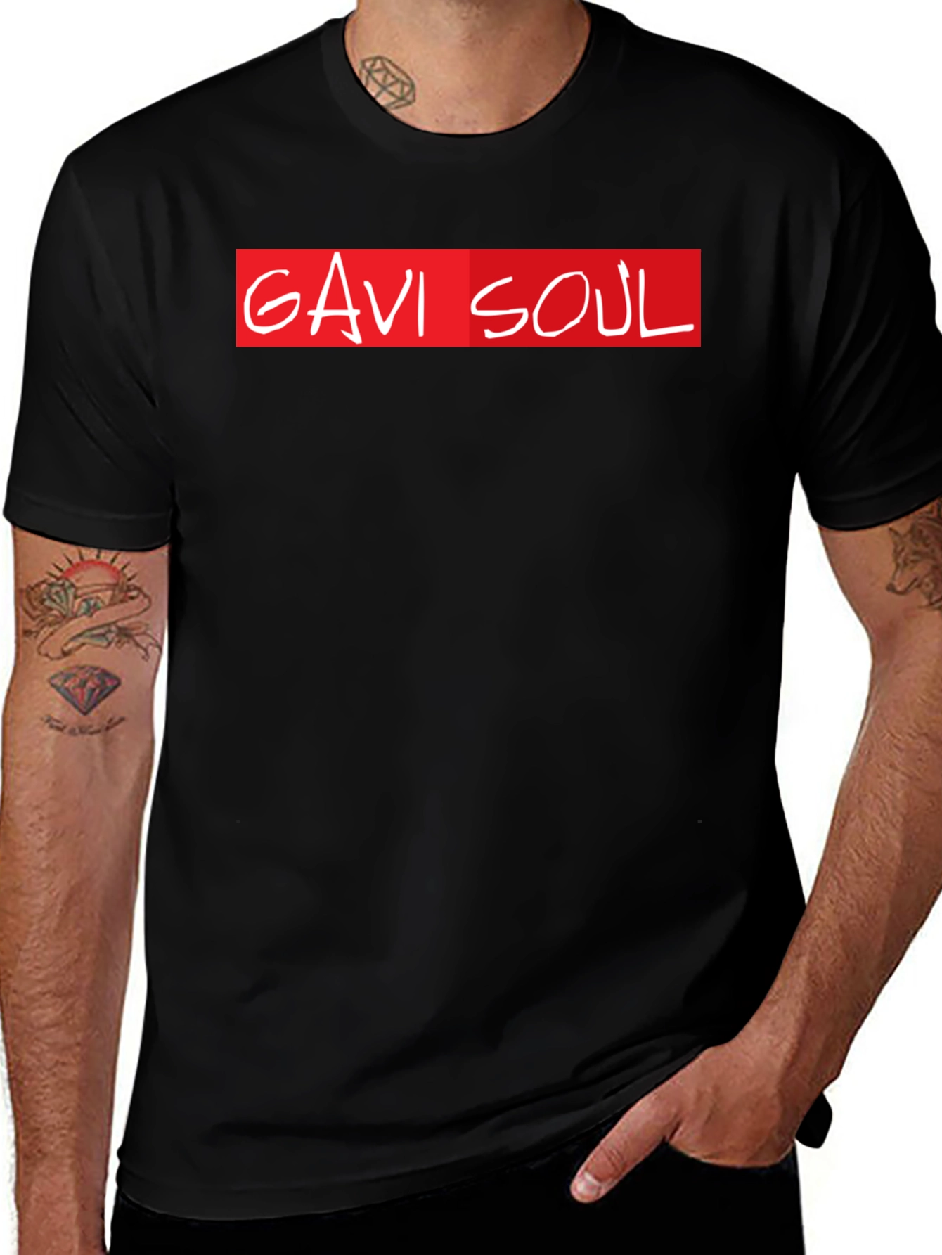 Variant 25 of Gavi Soul Black T-Shirt - Stylish and Comfortable