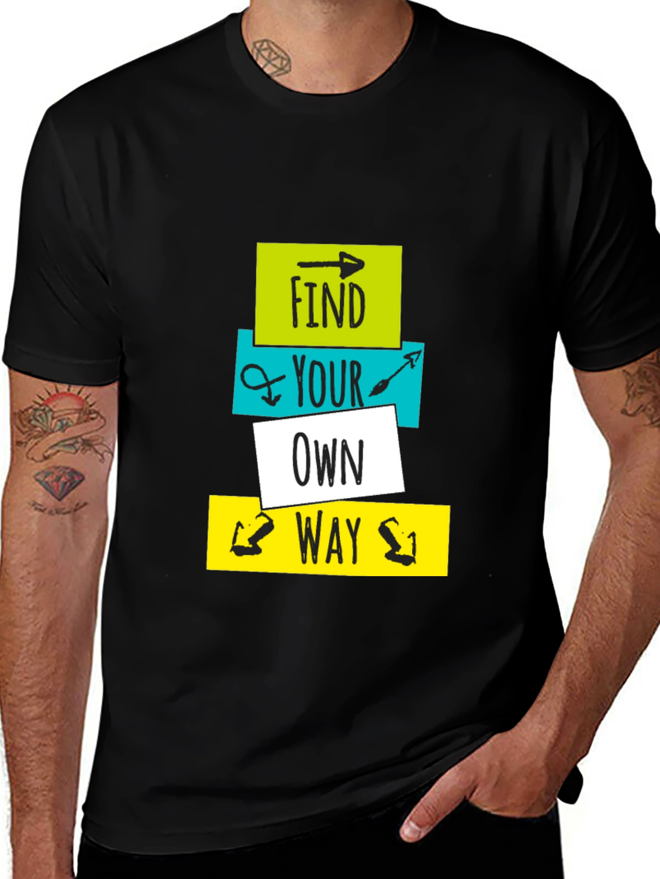 Variant 13 of Find Your Own Way T-Shirt - Stylish Graphic Tee