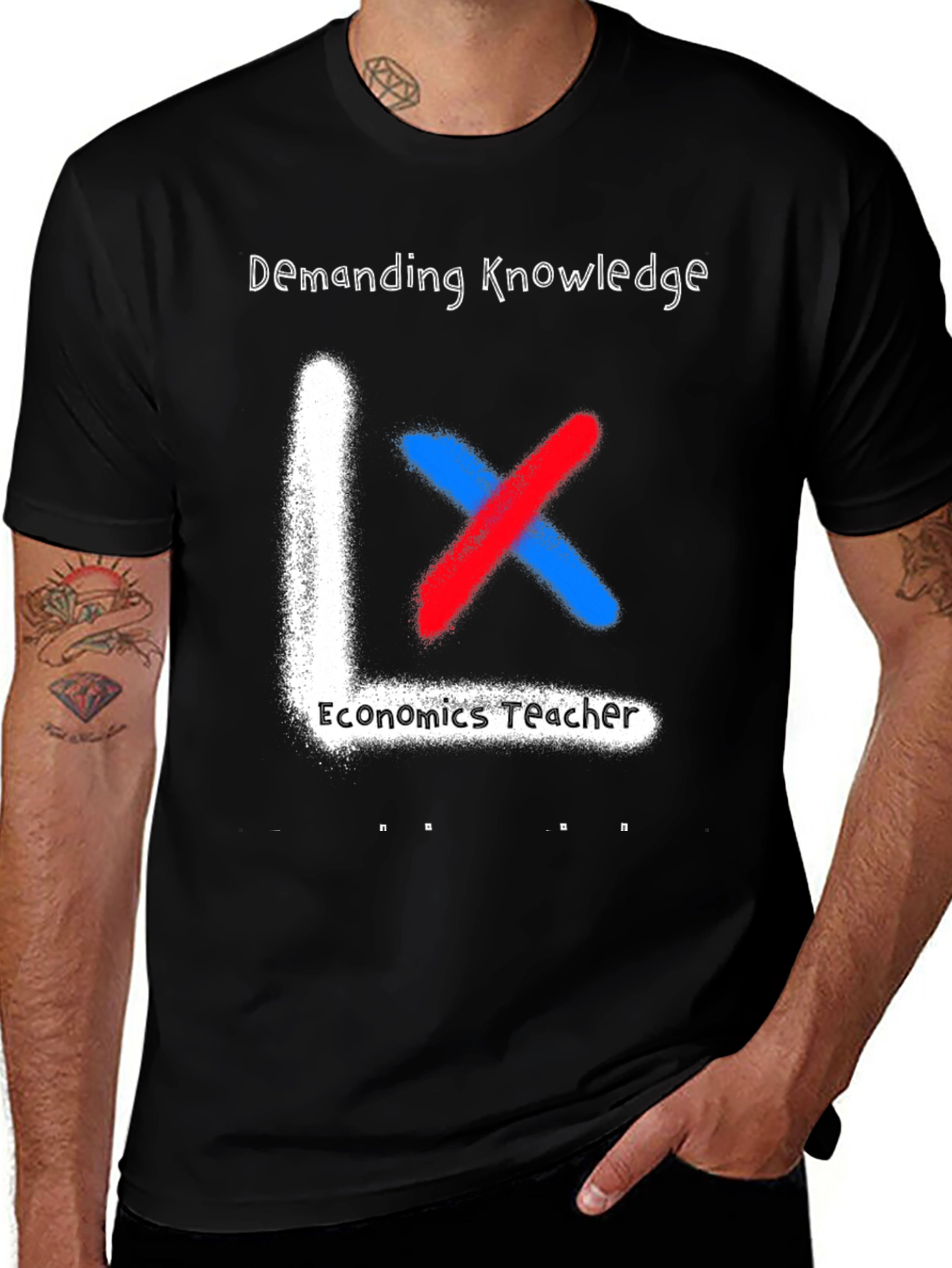 Variant 16 of Economics Teacher Demanding Knowledge T-Shirt
