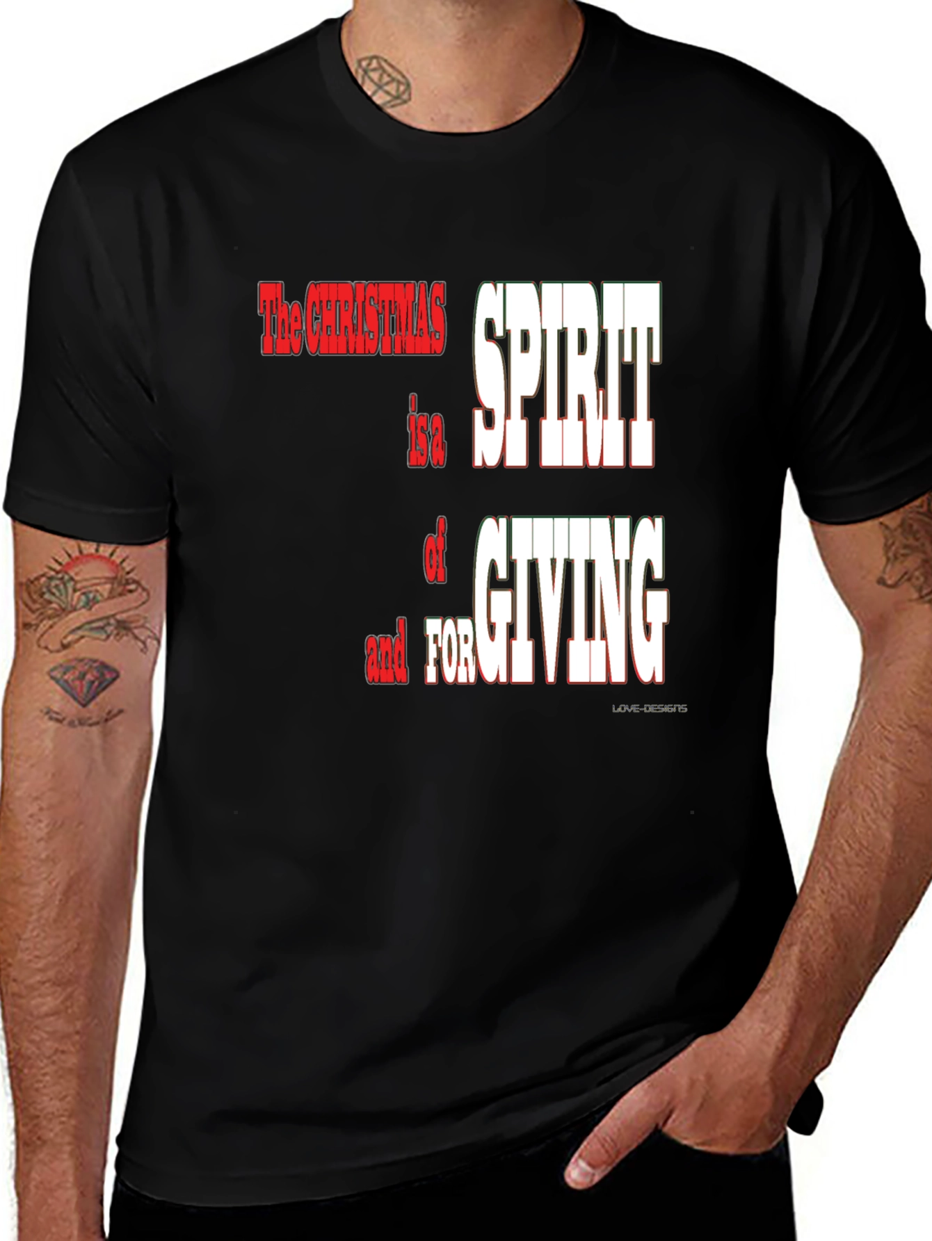Christmas Spirit T-Shirt, Giving and Forgiving