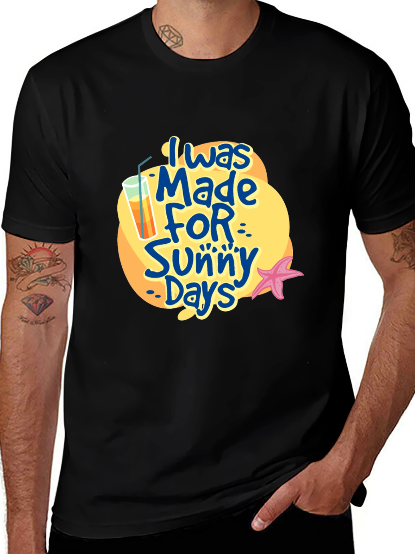 Summer Ready Graphic T-Shirt - Sunny Days Design
