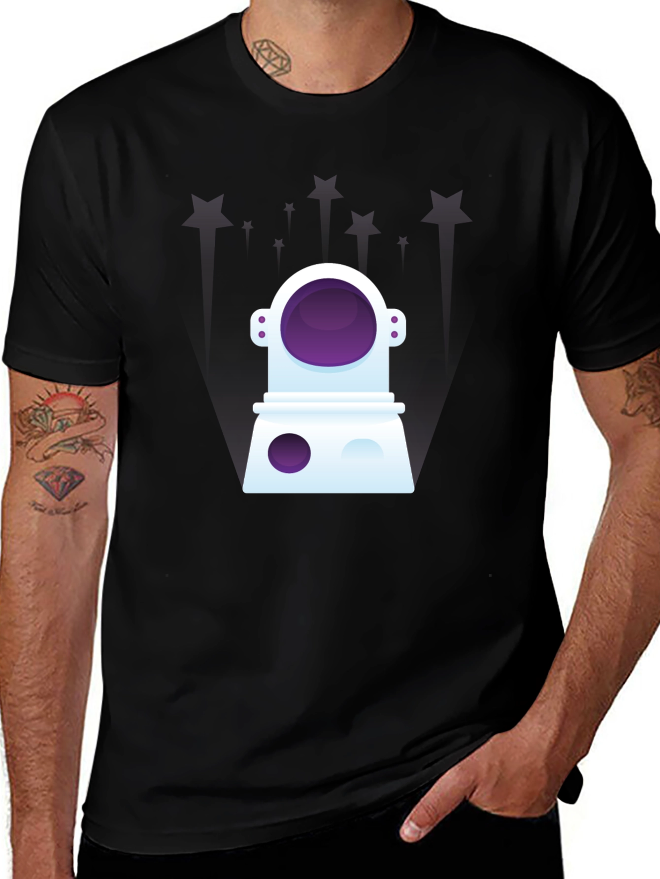 Variant 13 of Astronaut Graphic Tee - Space Lover T-Shirt