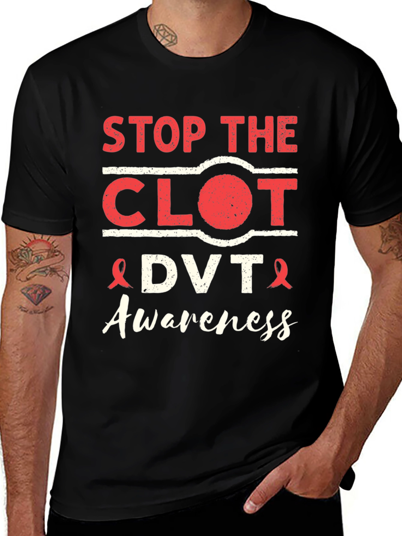 DVT Awareness T-Shirt - Stop The Clot