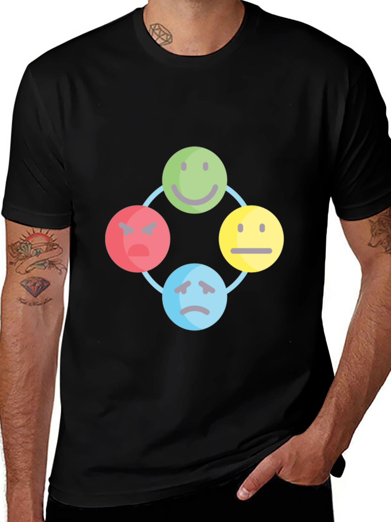 Variant 30 of Mood Cycle Graphic Tee - Express Yourself!