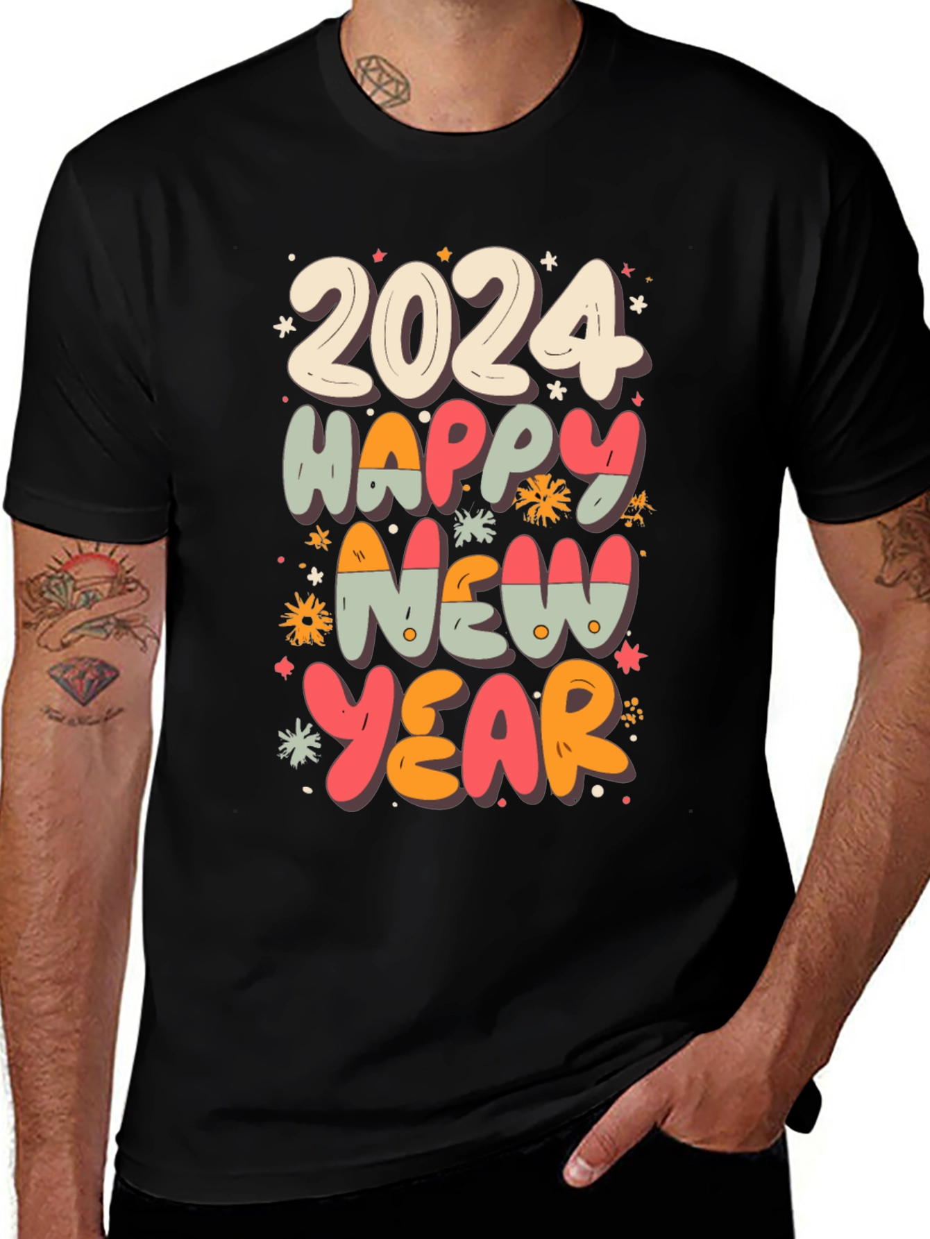 Variant 24 of Happy New Year 2024 T-Shirt