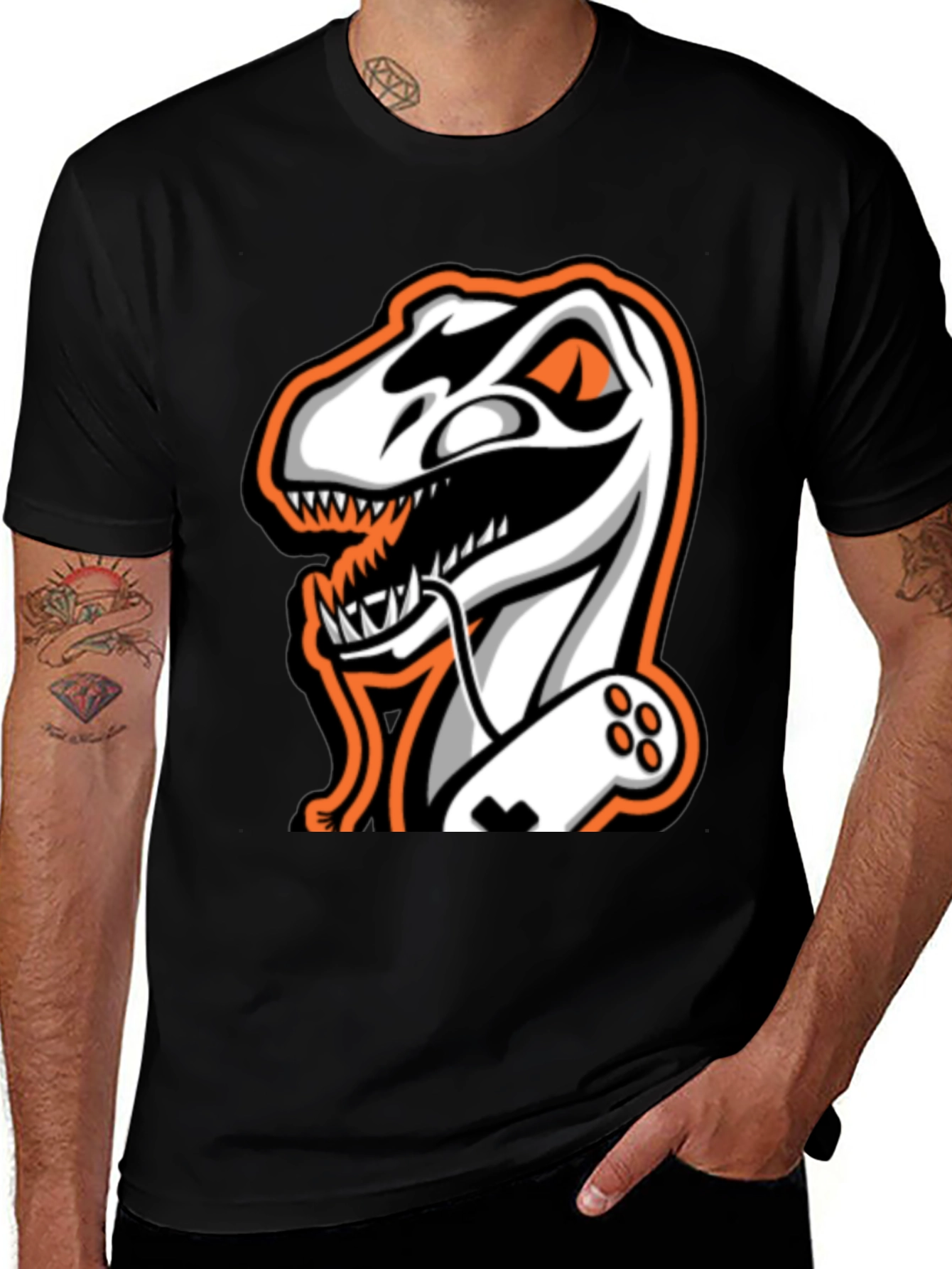 Gamer Rex Black T-Shirt