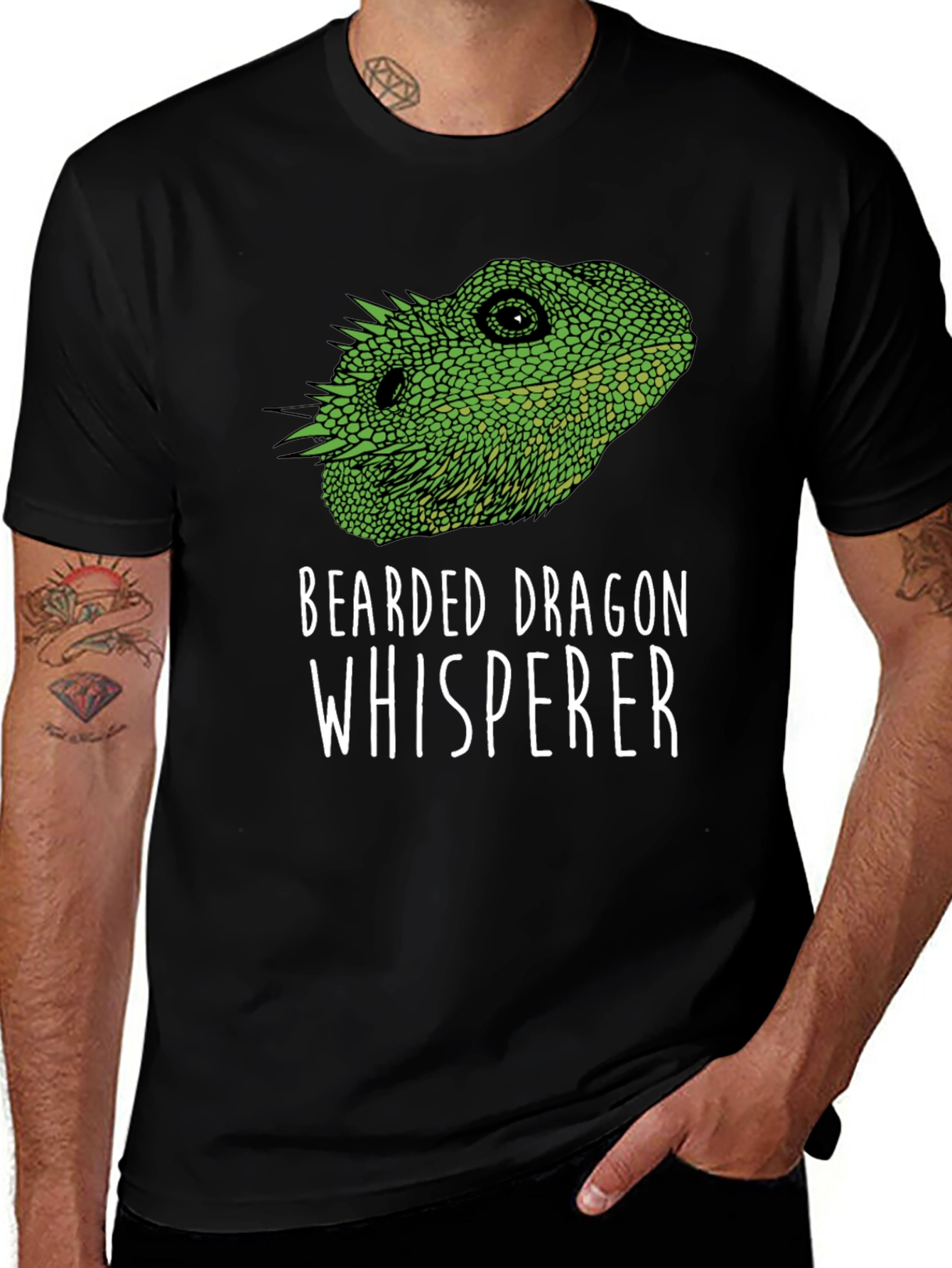 Variant 14 of Bearded Dragon Whisperer Graphic Tee