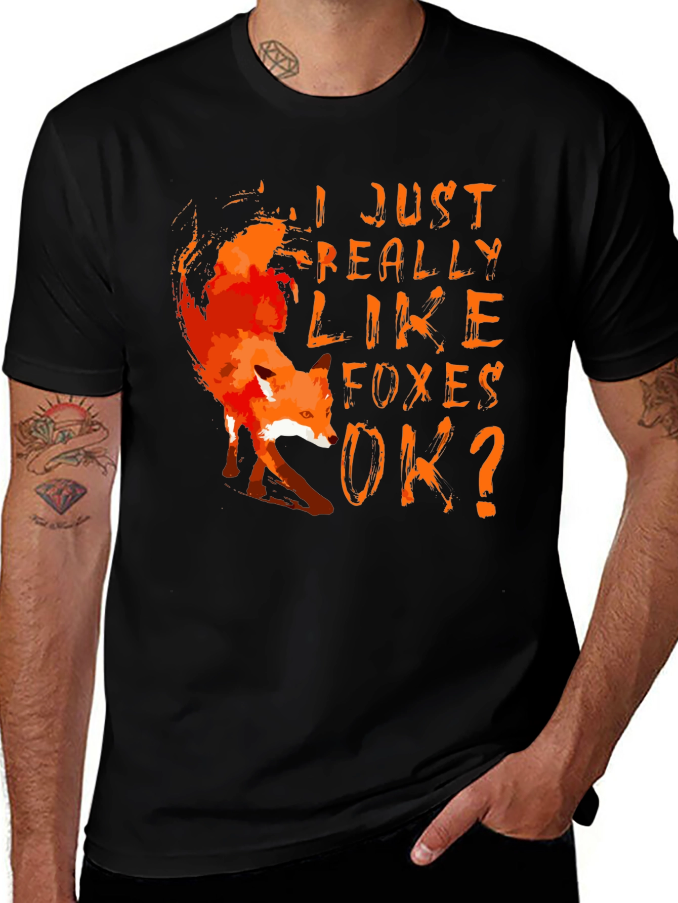 Variant 10 of I Just Really Like Foxes OK T-Shirt
