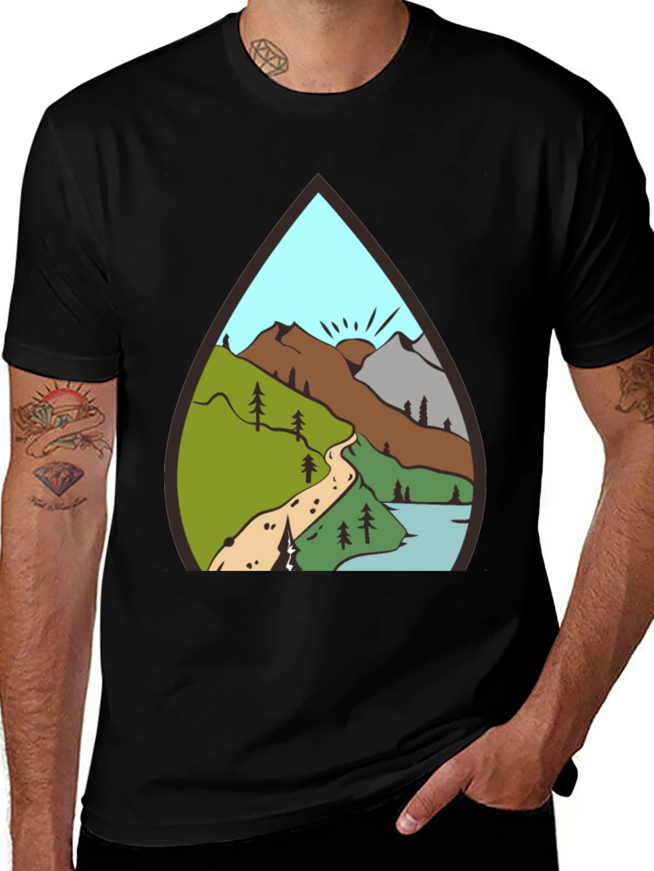Variant 22 of Outdoor Adventure Graphic Tee